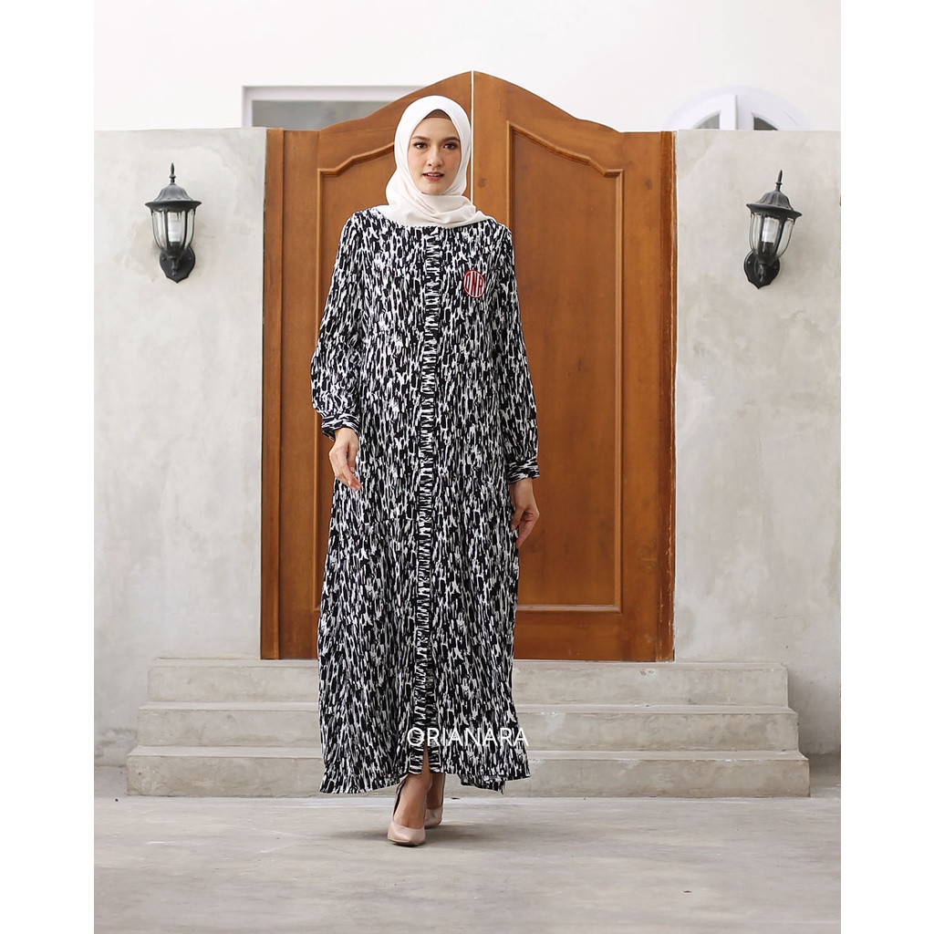 Orianara - Anniken Dress Black Zebra