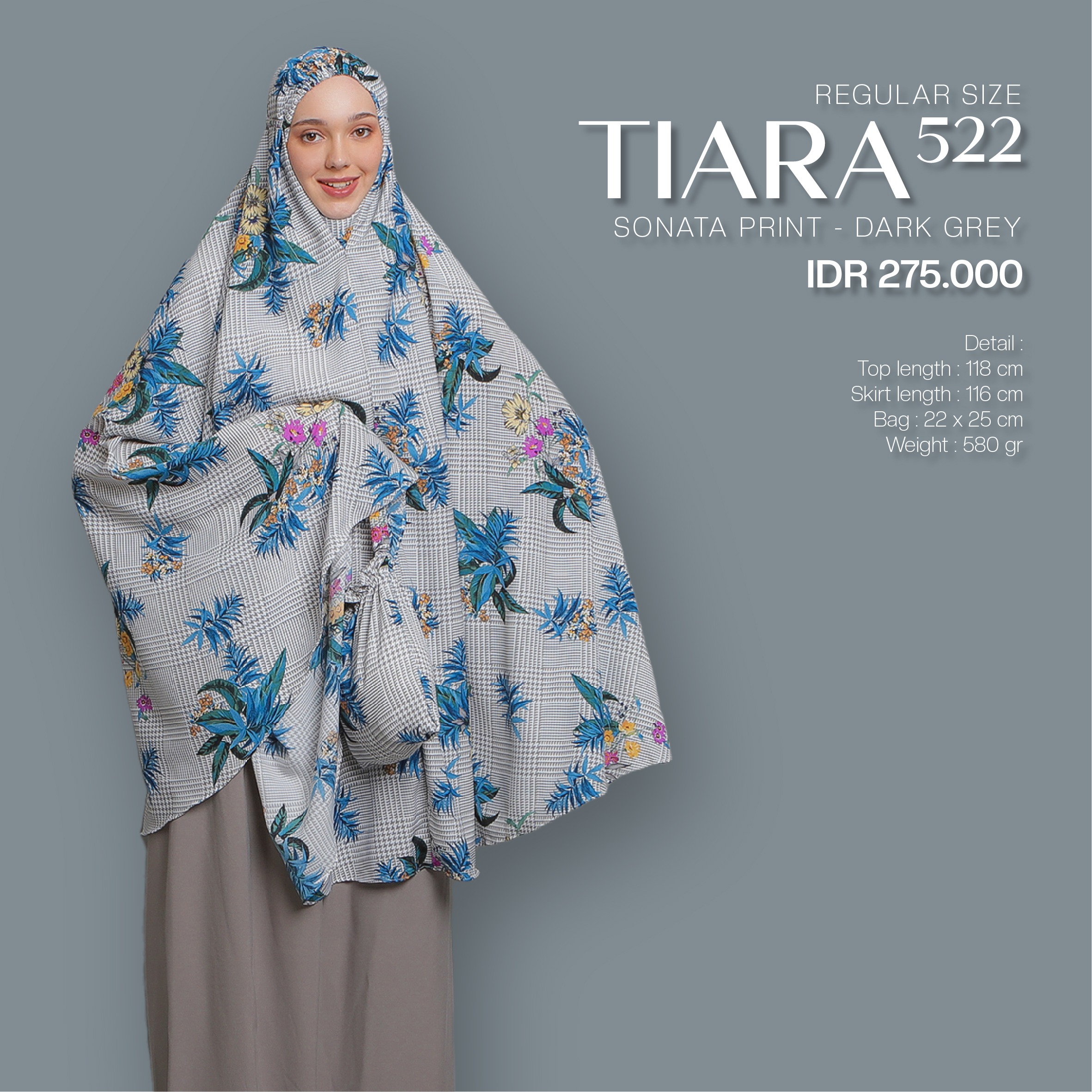 Tatuis Mukena Tiara 522 Dewasa Reguler
