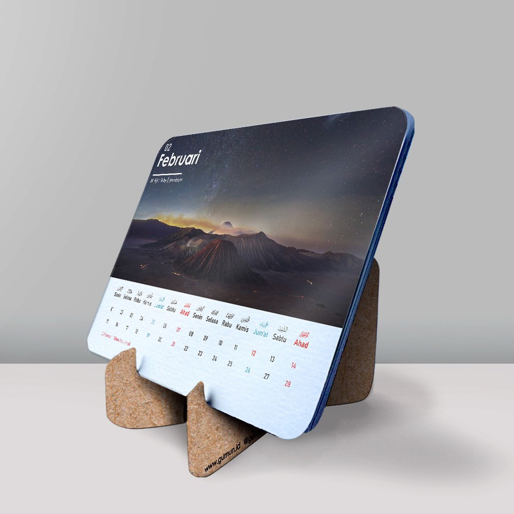 Gumun Desk Calendar 2021 / Kalender Meja 2021