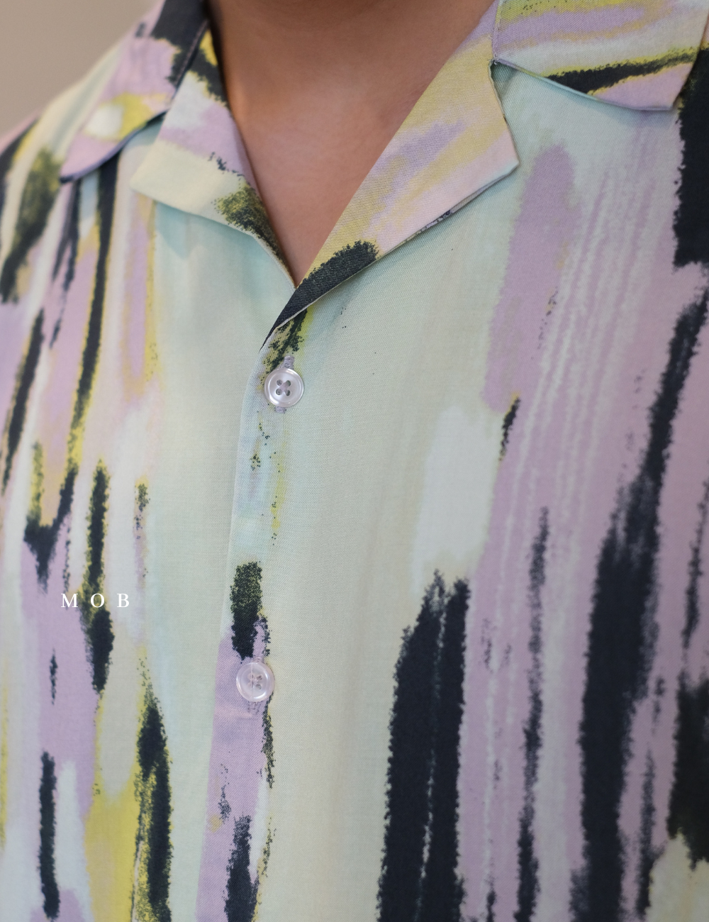 NBDSSS01011 YELLOW PURPLE DILL DRIP SS Shirt (XL ONLY)