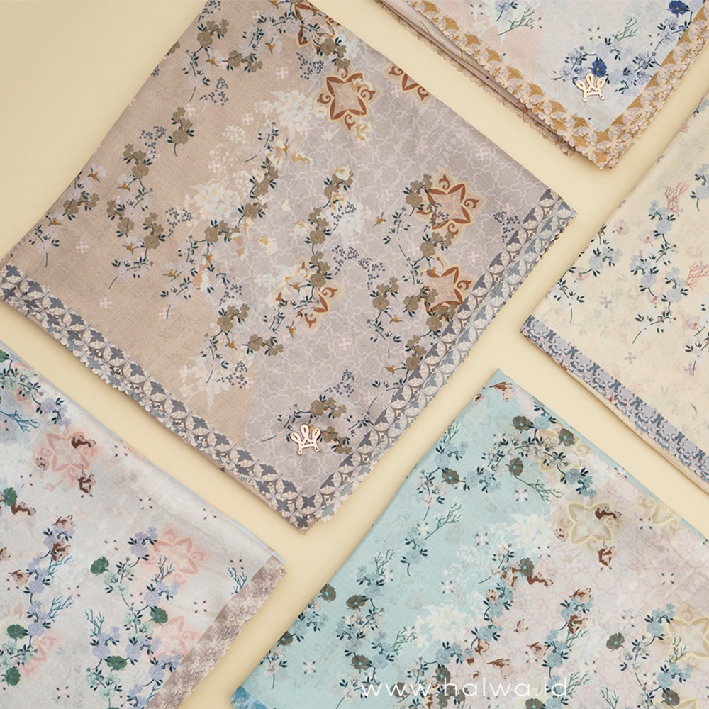 Gardenia Scarf Nude 