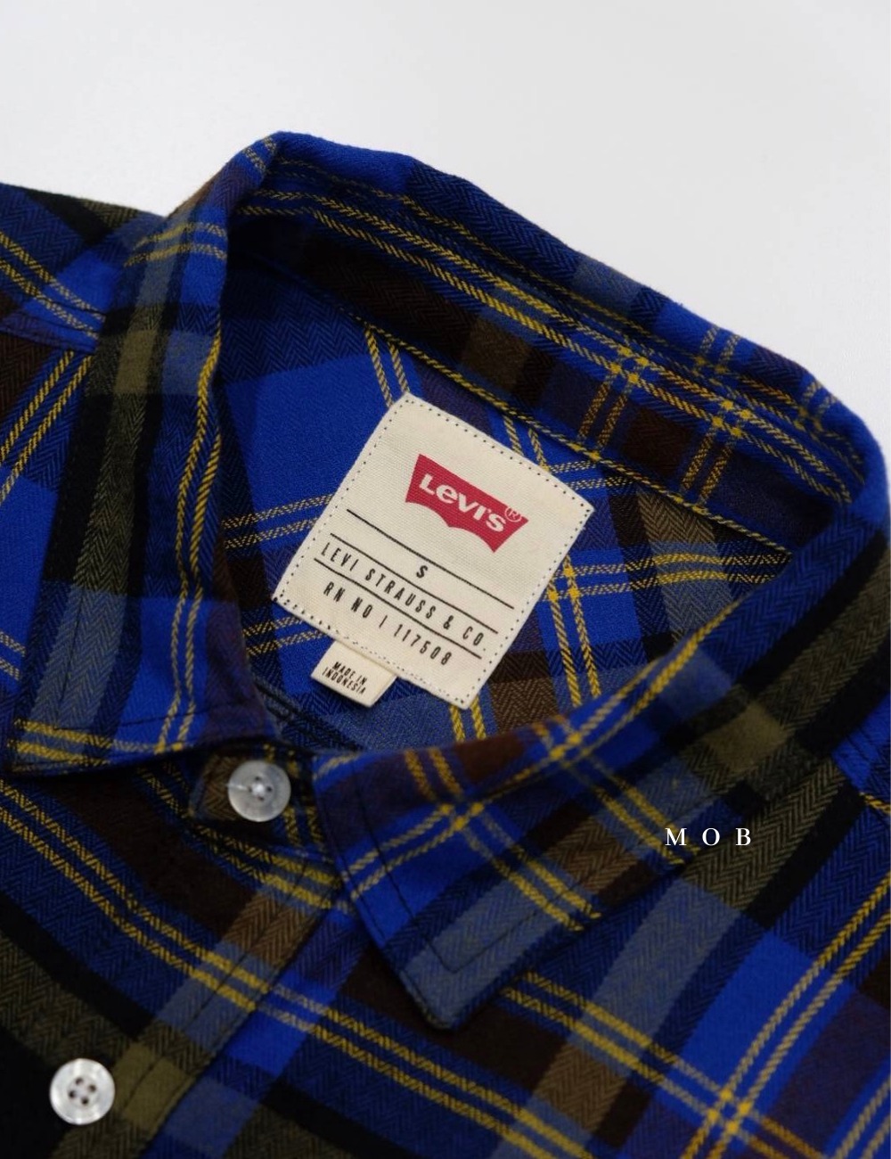 LVLSS01009C Dark Blue Kine  Flannel LS