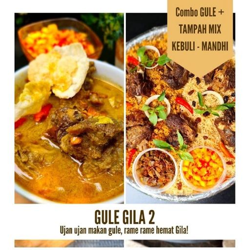 Image of Combo Gule 1 kg + Tampah Mix Nasi Kebuli-Mandhi 6 porsi