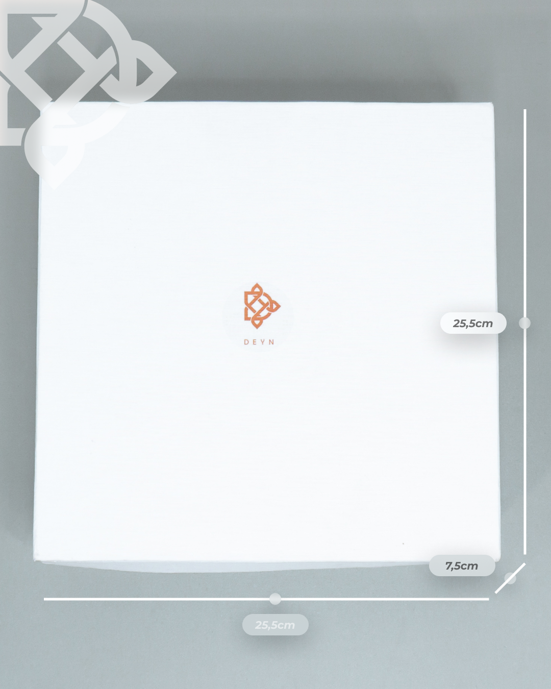 GIFT BOX DEYN SCARF - WHITE