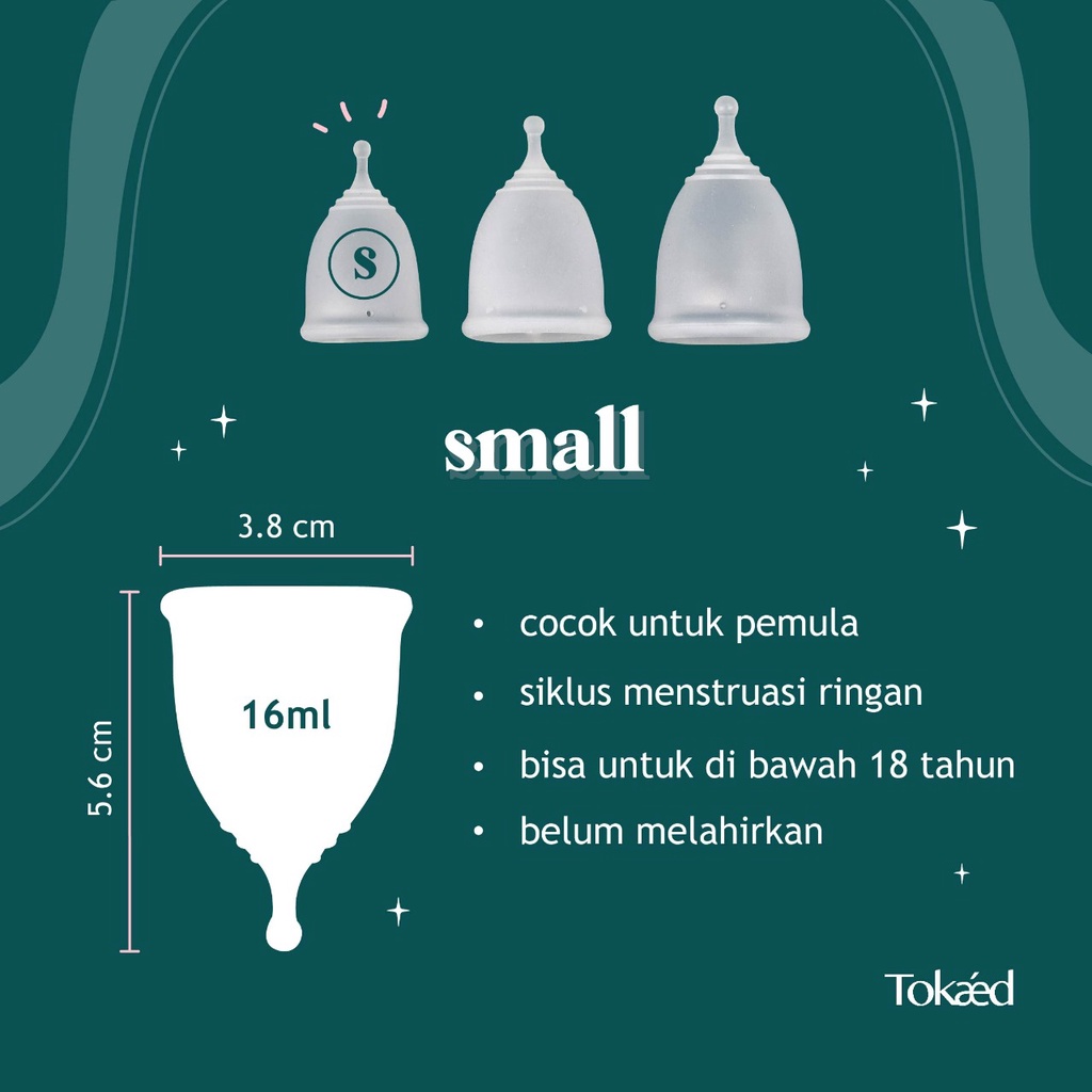 TOKAED Menstrual Cup | SOS PERIOD KIT period cup transparent lubricant mens cup eco friendly