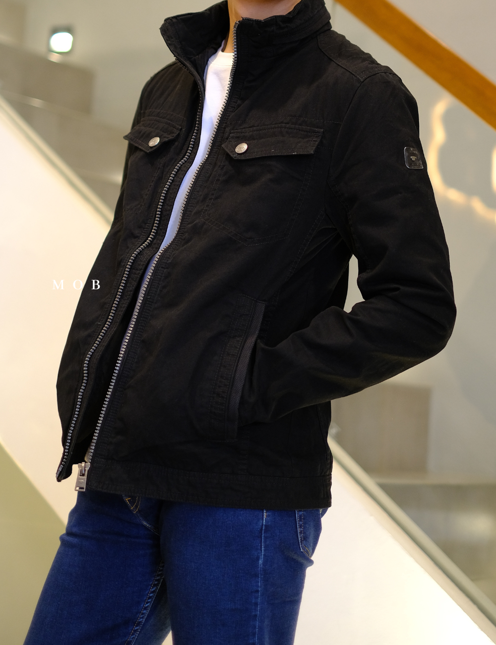 TTJ01001B Utility Jacket Black