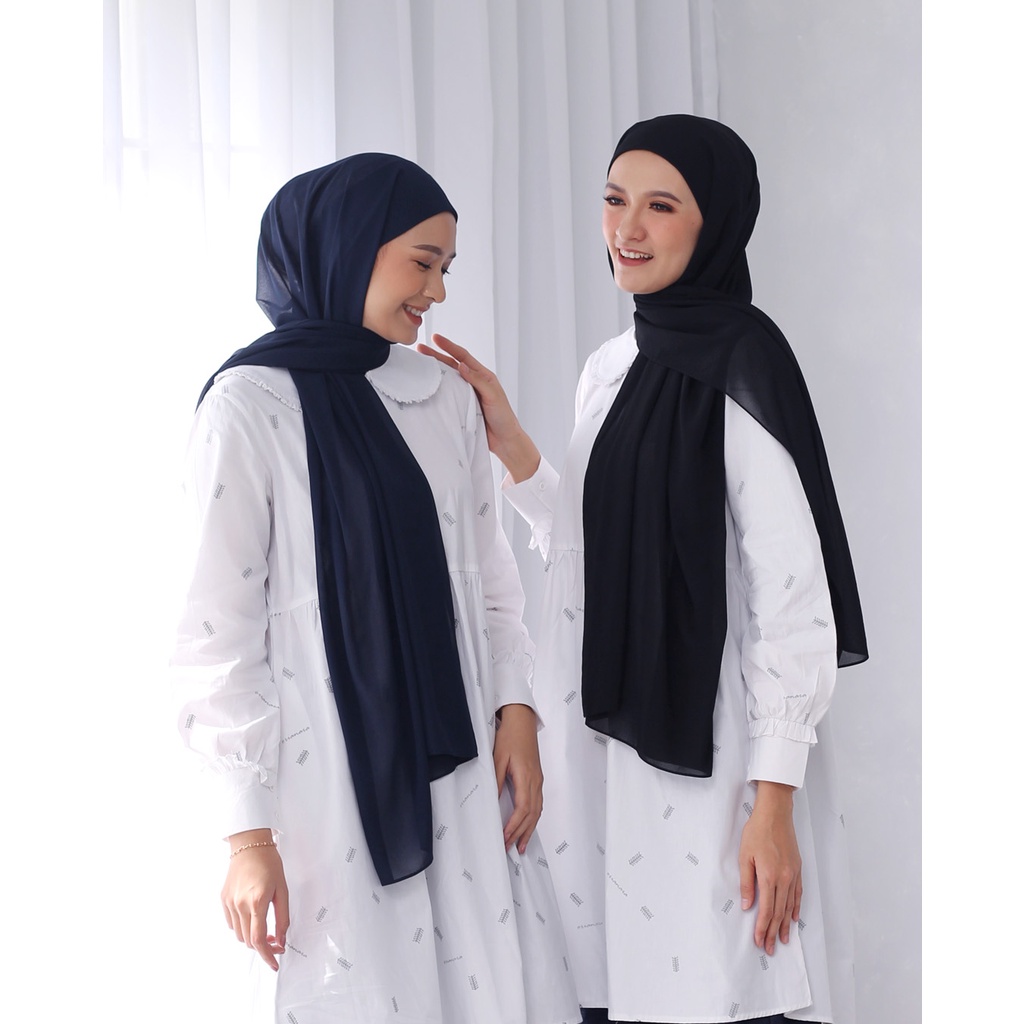 Orianara - Sausan Pashmina Instan Black