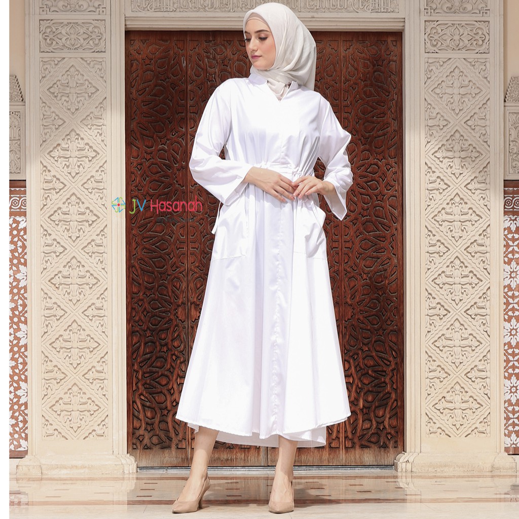 Amalia Dress - Gamis Serut Katun V Busui