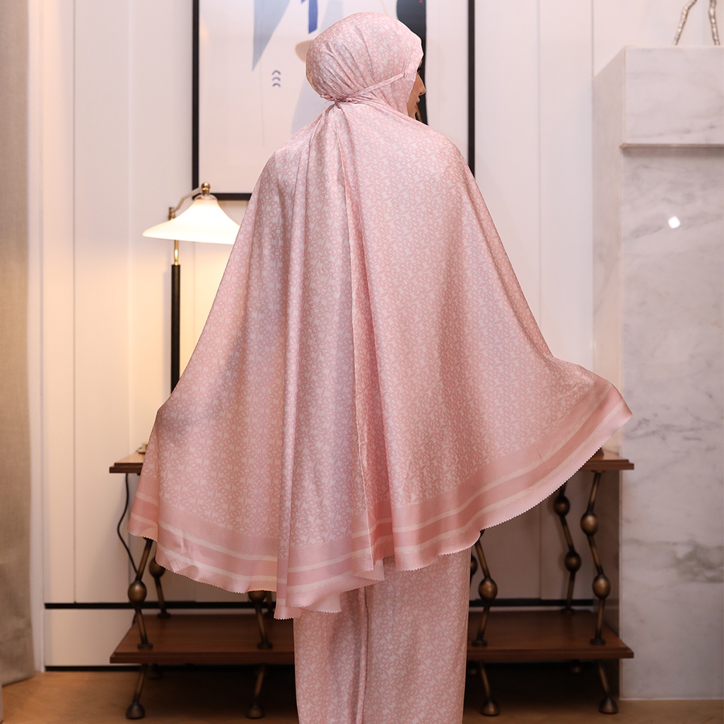 The Classic Monogram Halwa X Adelia Pasha Prayer Robe - Pink