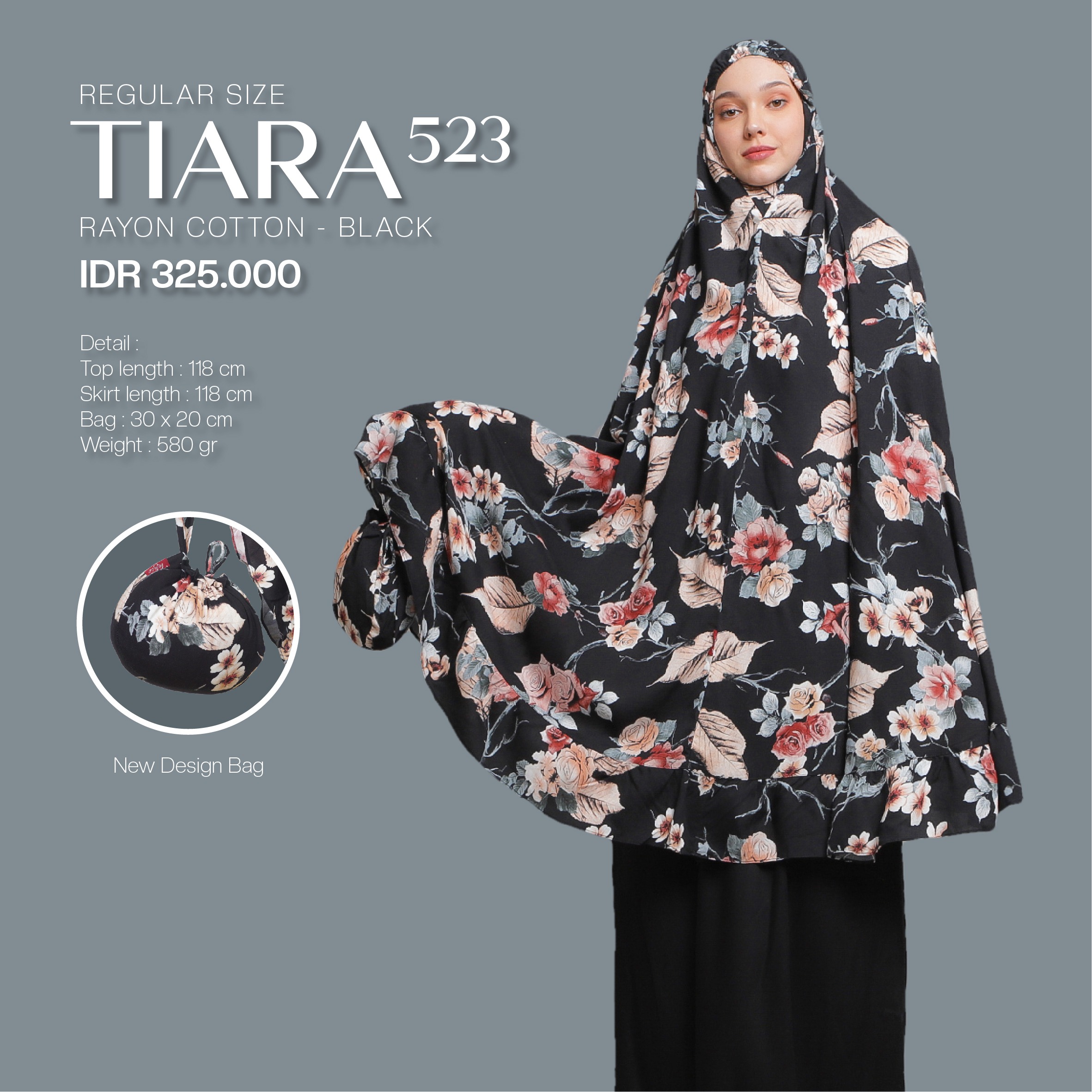 Tatuis Mukena Tiara 523 Dewasa Reguler