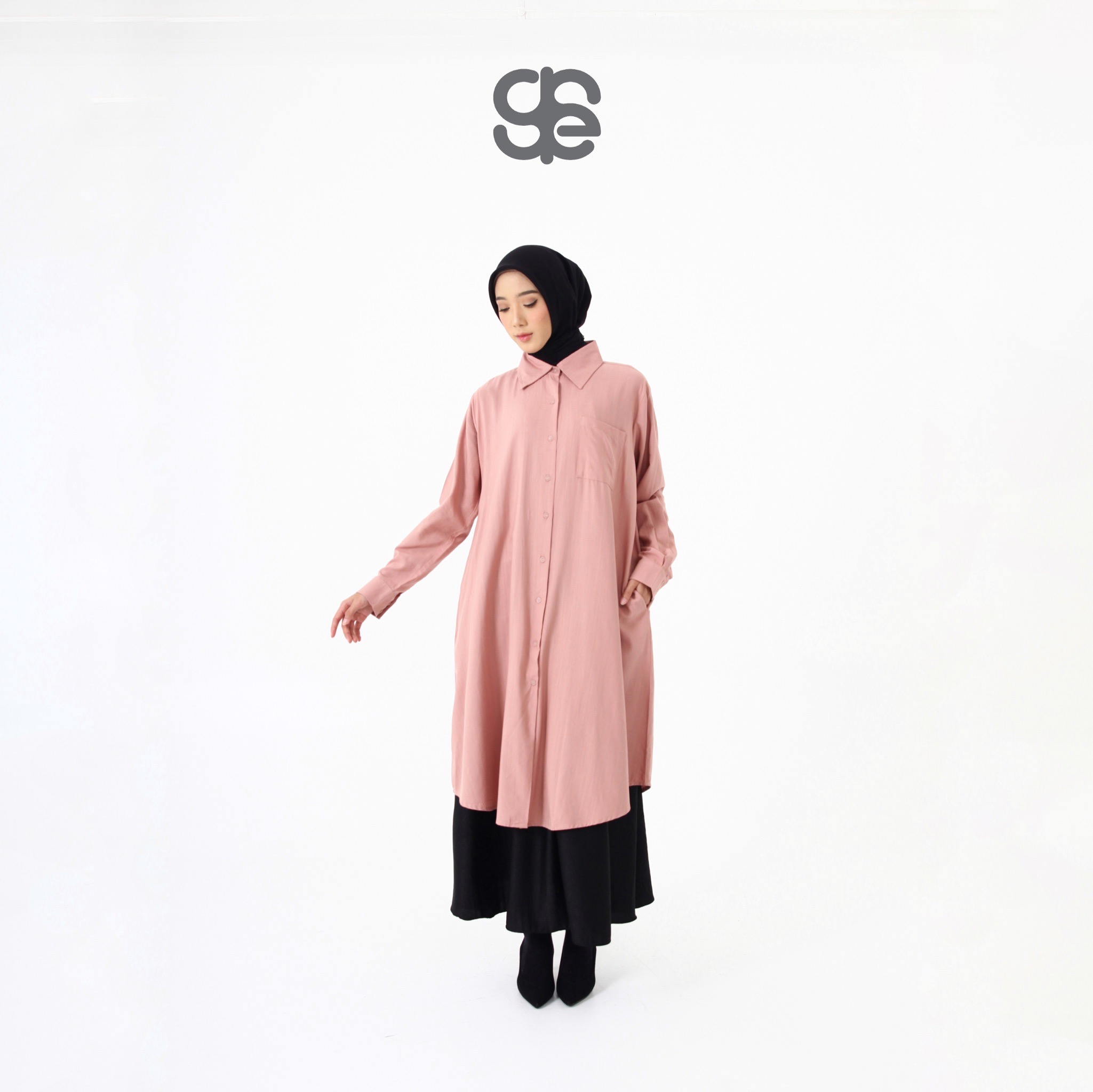 HAILA Long Shirt - Blossom