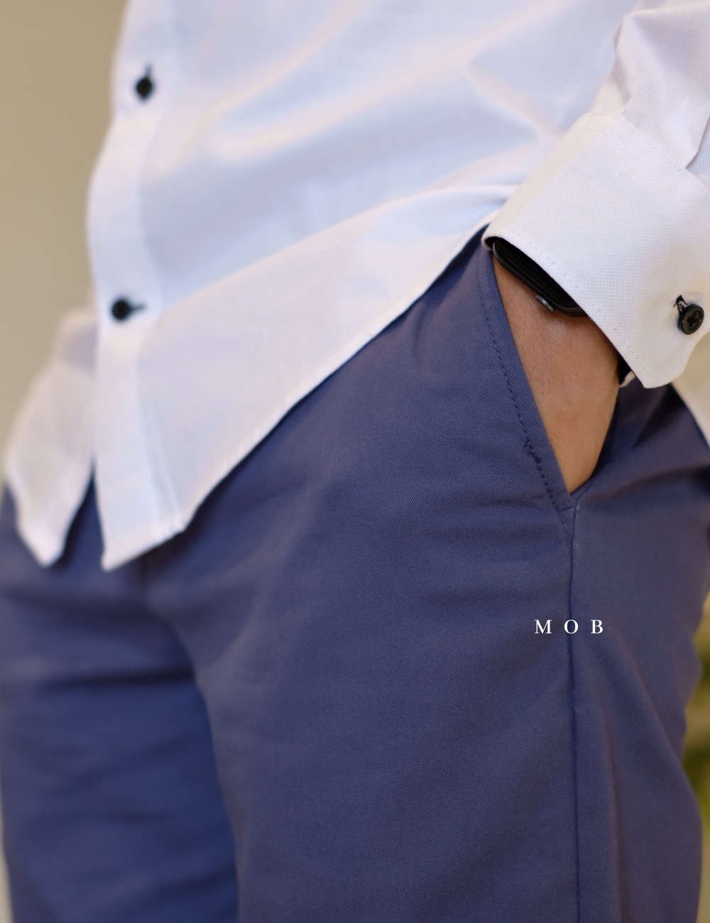 ONPT18003 Ultimate Slim Built In Flex Chinos Pants Majestic Sea