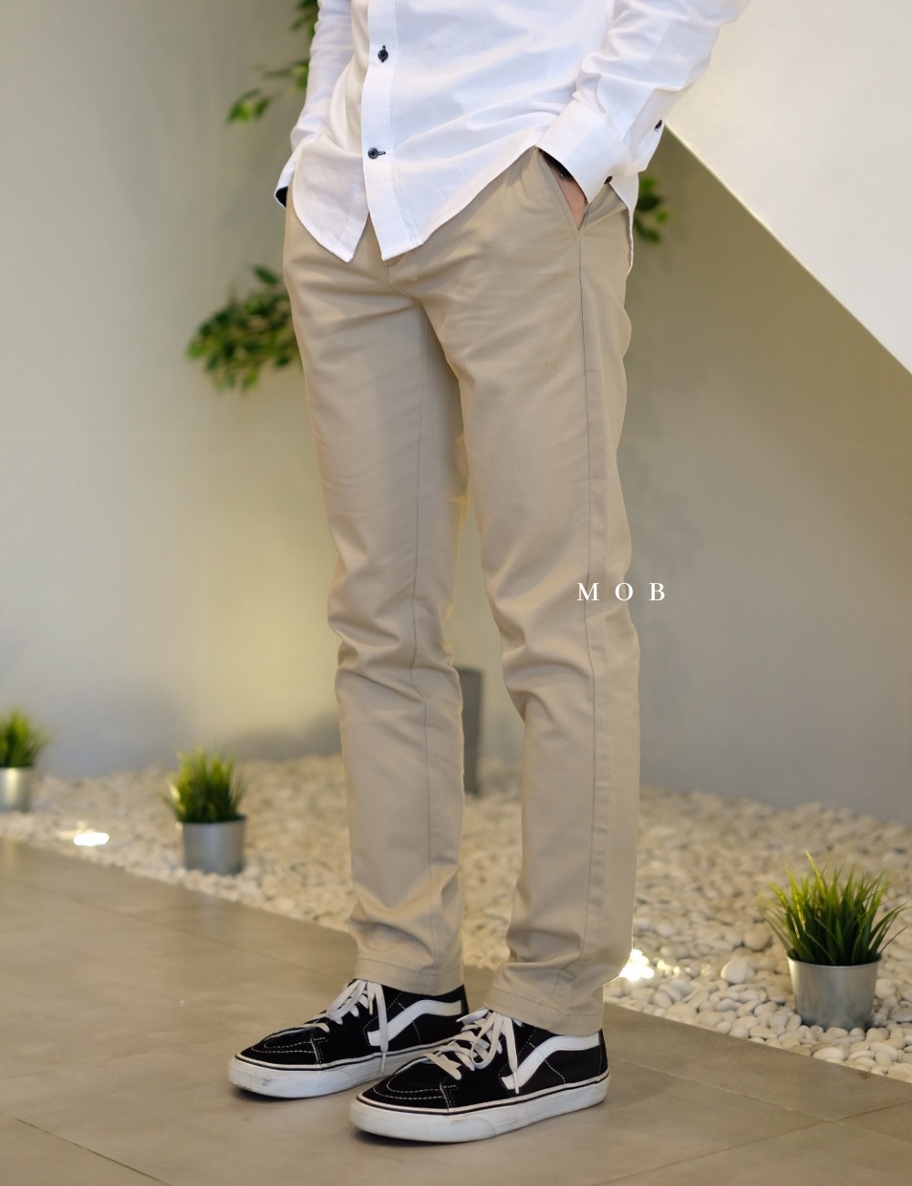 ONPT18004 Ultimate Slim Built In Flex Chinos Pants Khaki
