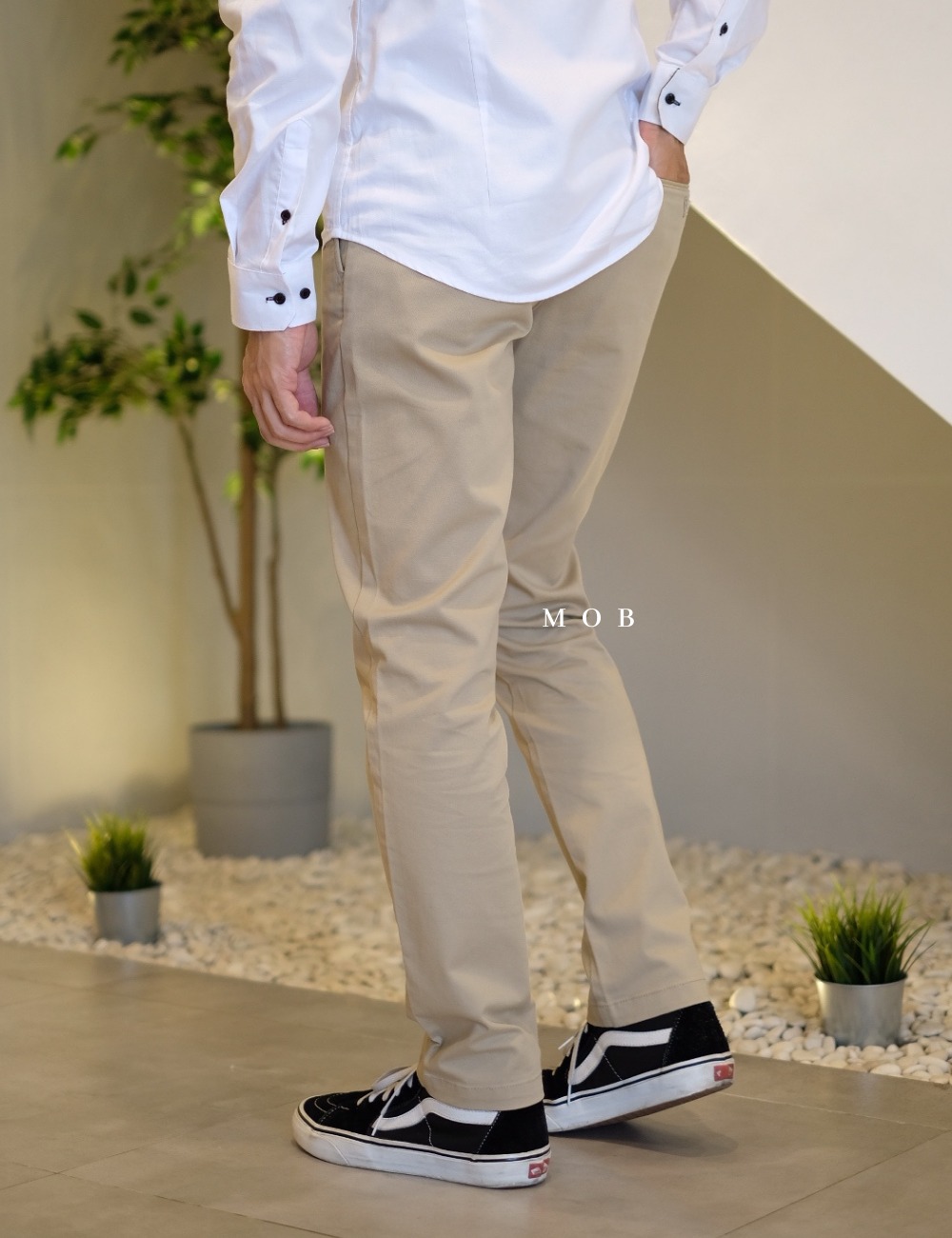 ONPT18004 Ultimate Slim Built In Flex Chinos Pants Khaki