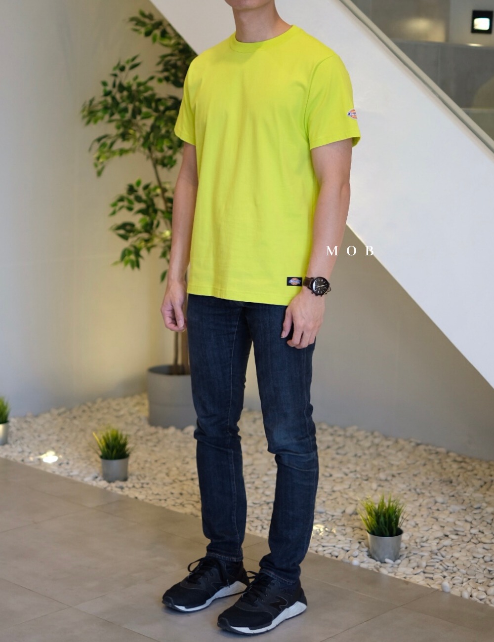 DKSST02001D Patch Logo Tee Lime