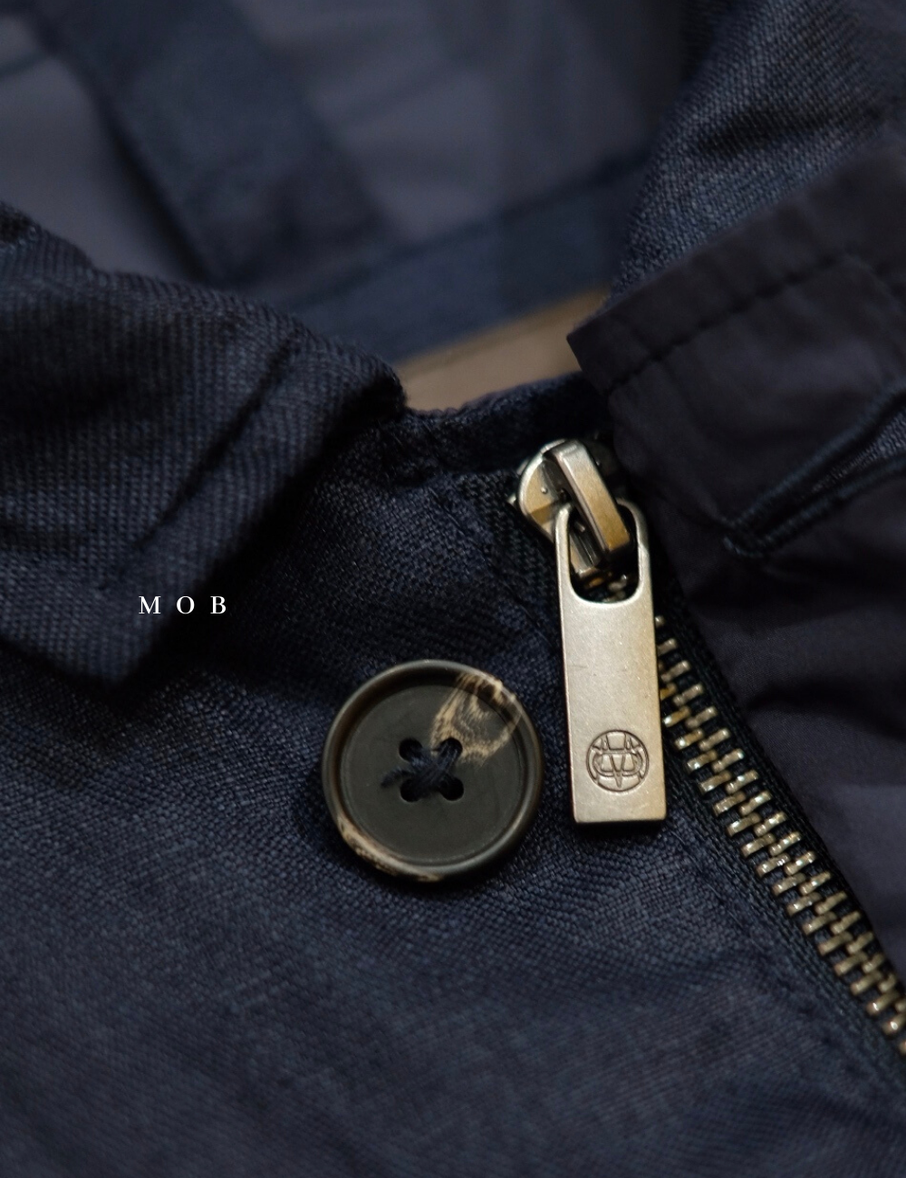 MDJ03001 Navy Linen Jacket (XL ONLY)
