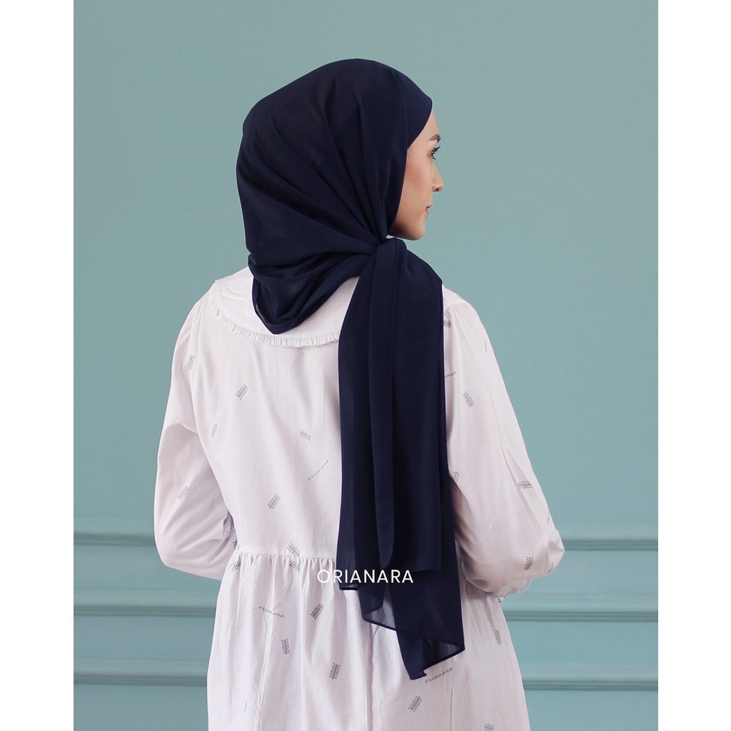 Orianara - Sausan Pashmina Instan Navy