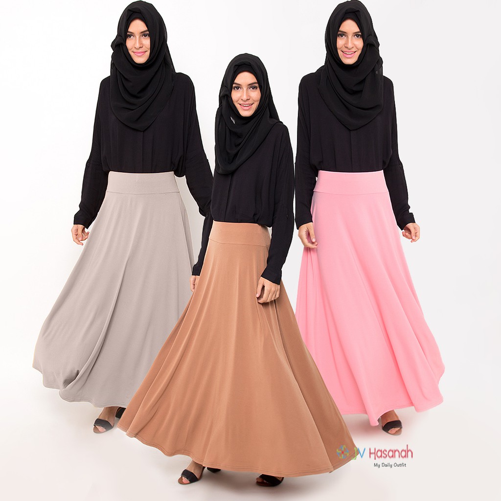 Umbrella Jersey Skirt - Rok Payung Jersey