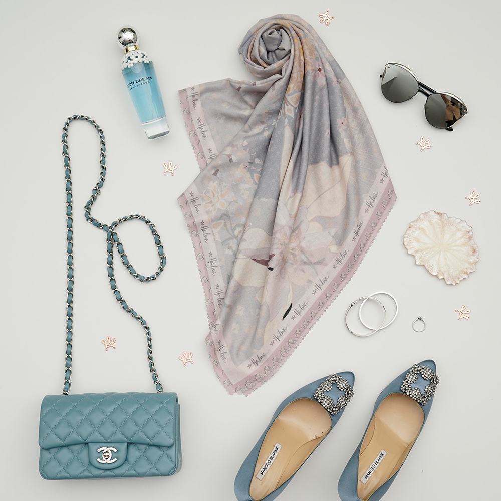 Asoka Scarf Light Grey