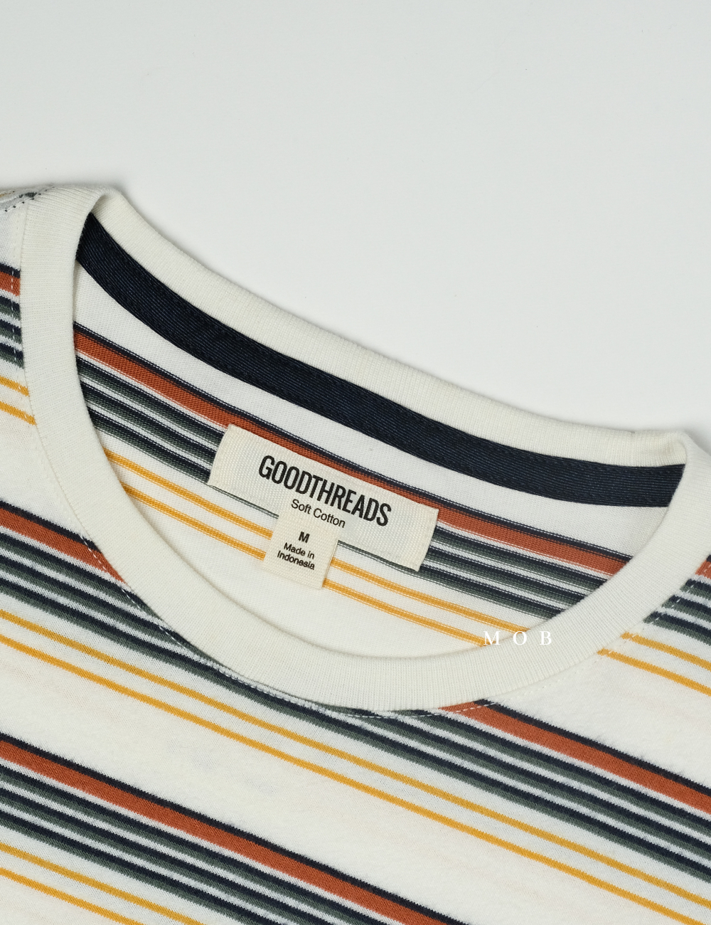 GTSST01008 Pocket SS Tee White Striped