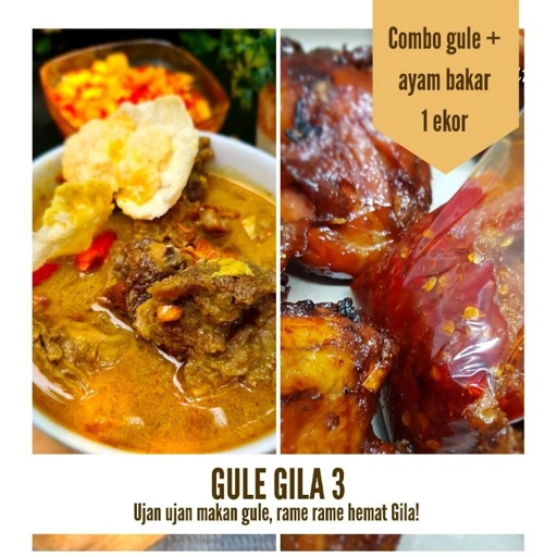 Image of Combo Gule 1/2kg + Ayam Bakar 1 Ekor