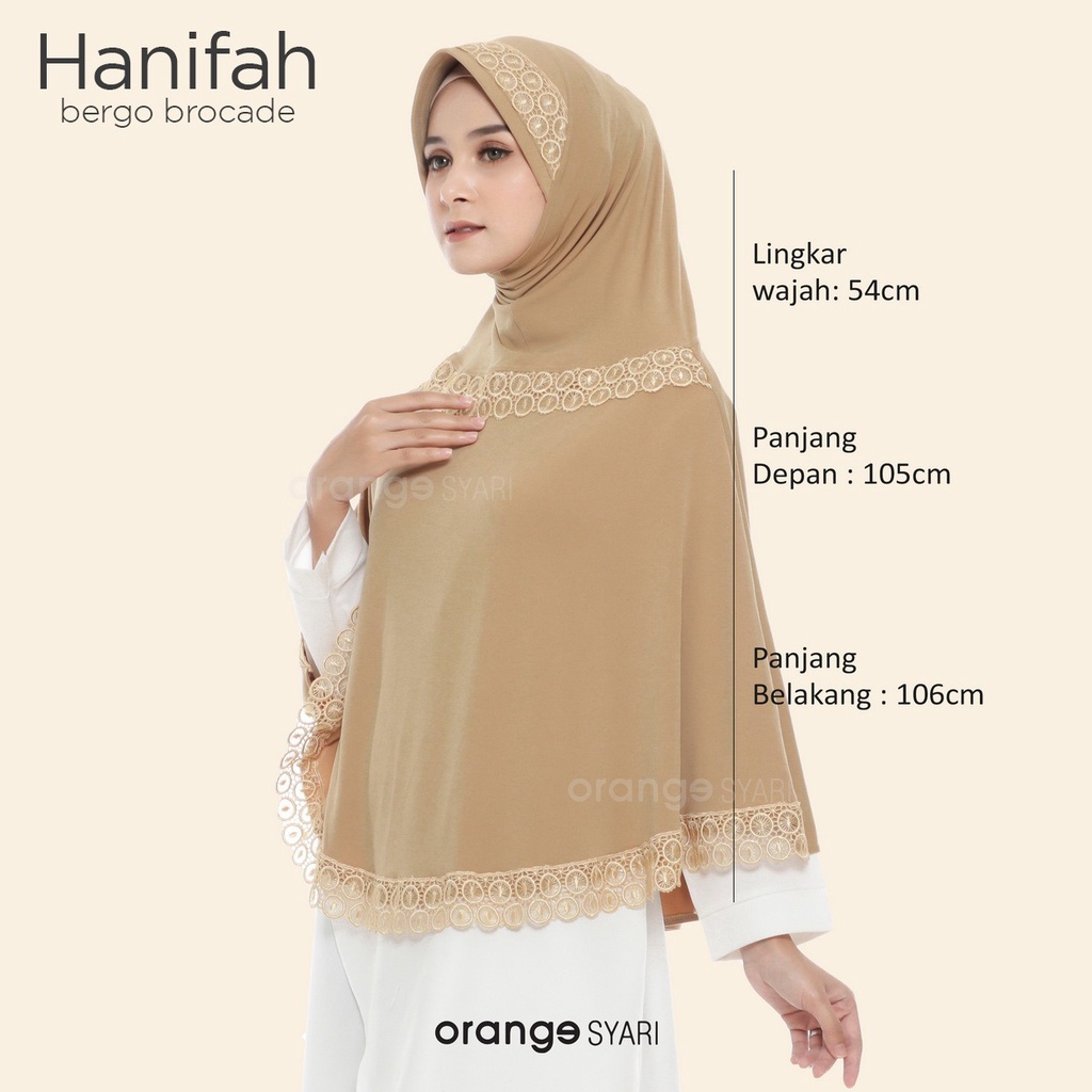 Hanifah Bergo Brocade