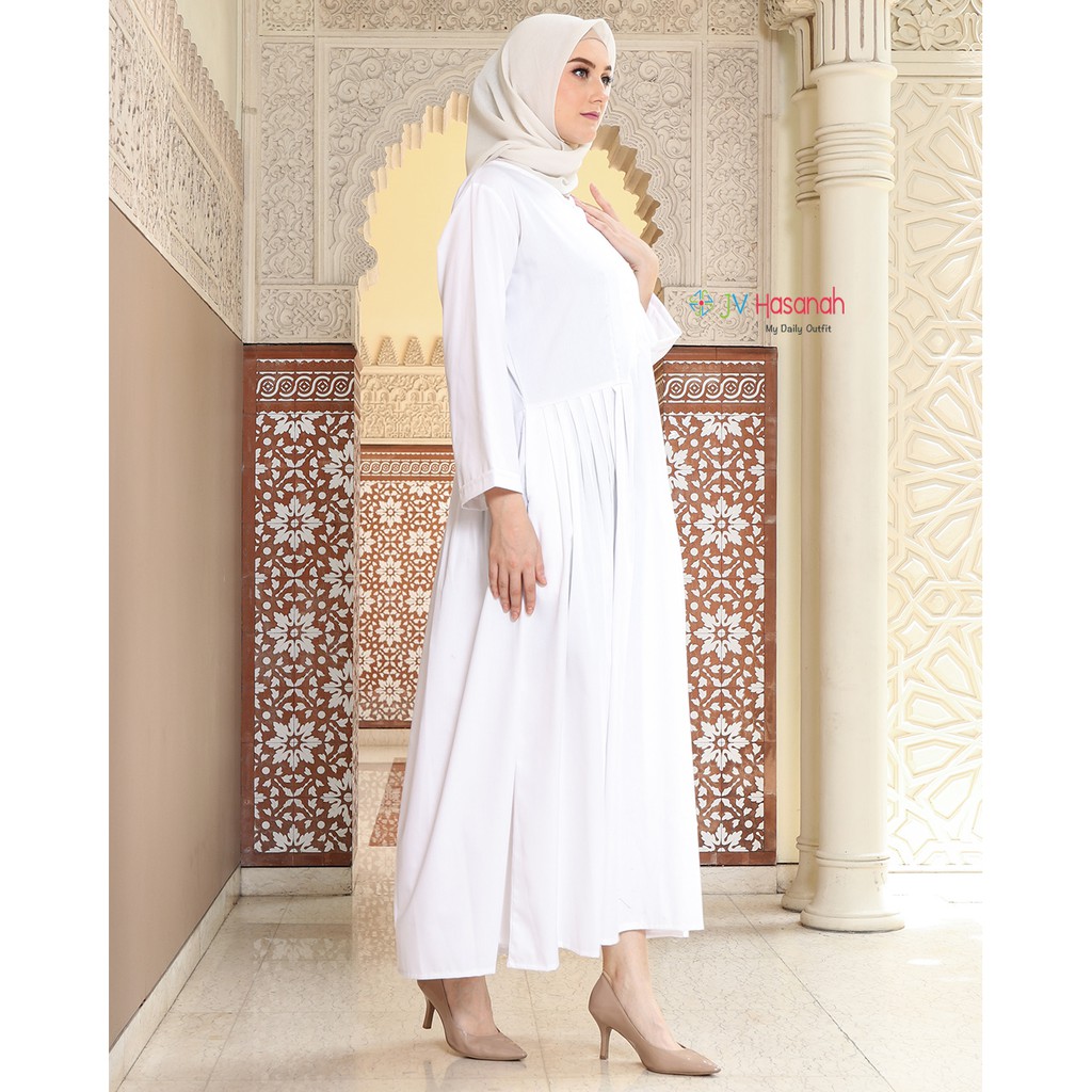 Faiza Rample Dress - Gamis Katun Rample Allsize