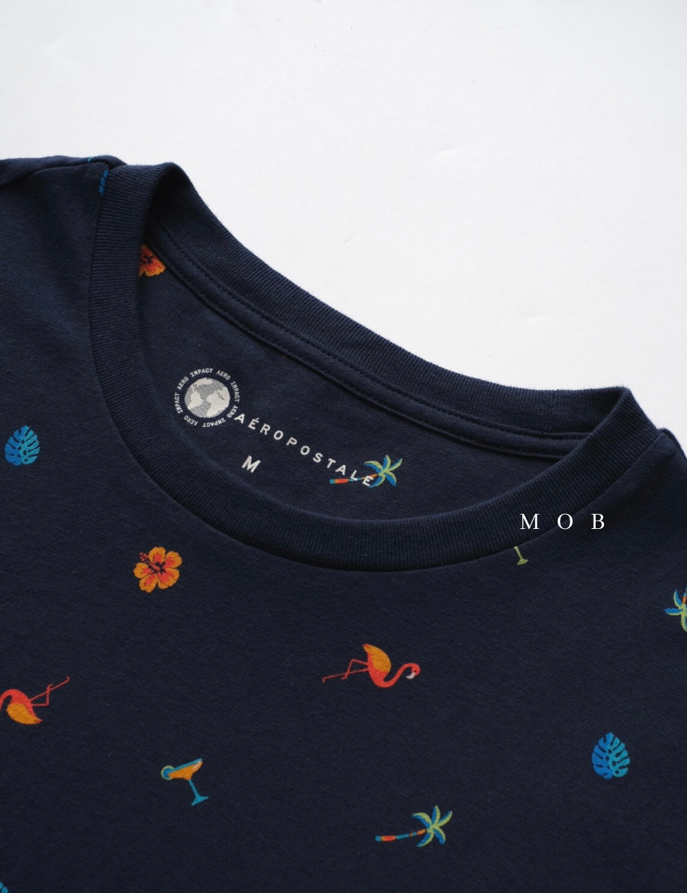 ARSST09001 Graphic Tee Tropical Navy