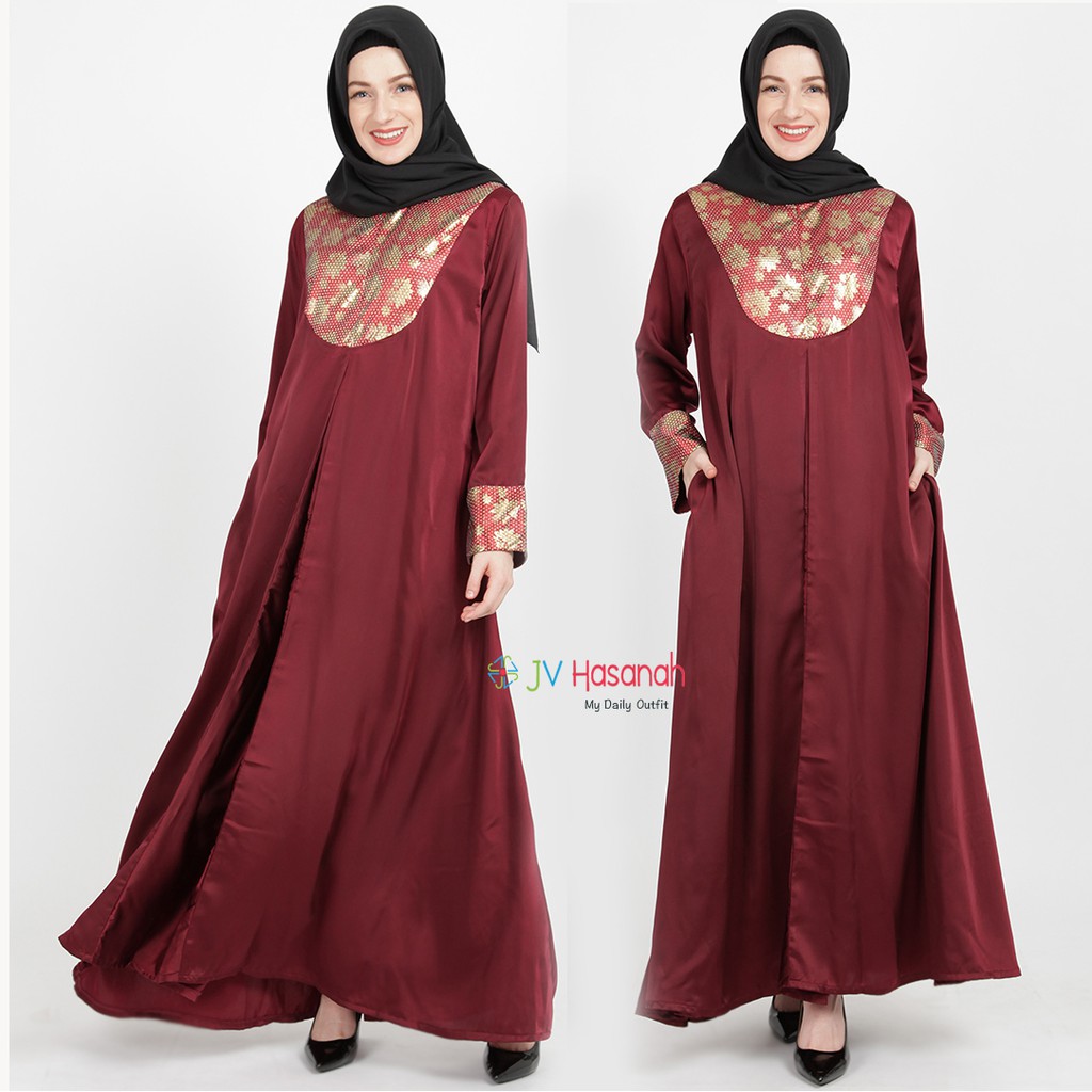 Kalasiris Wide Dress - Gamis Pesta Kondangan Premium Busui Friendly