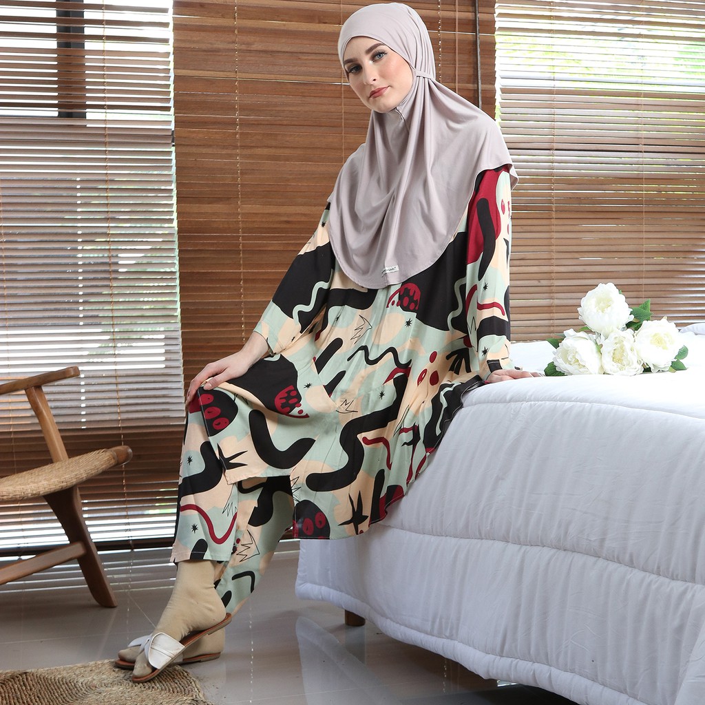 Homey Set Tunic and Pants - Setelan Celana Viscose Daily