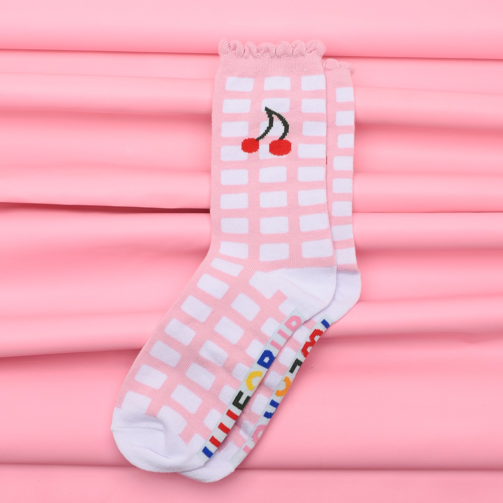 Eat Cherry Socks
