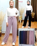 Kulot Loose Pants - Celana Serut Daily Jersey Premium