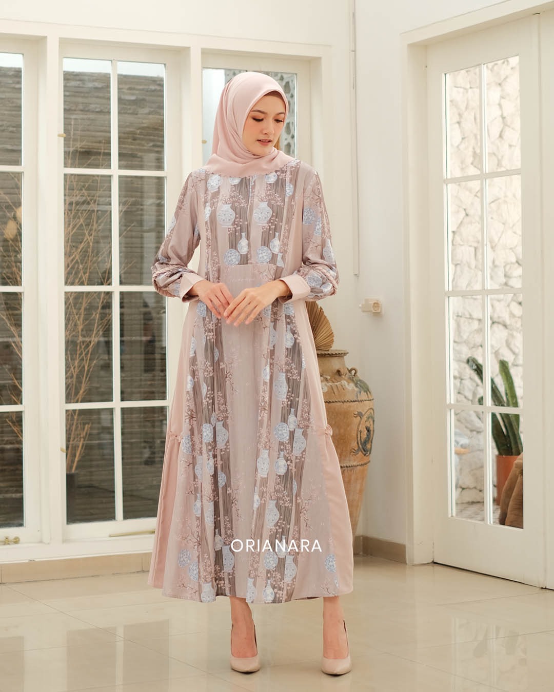 AYANA DRESS - NUDE