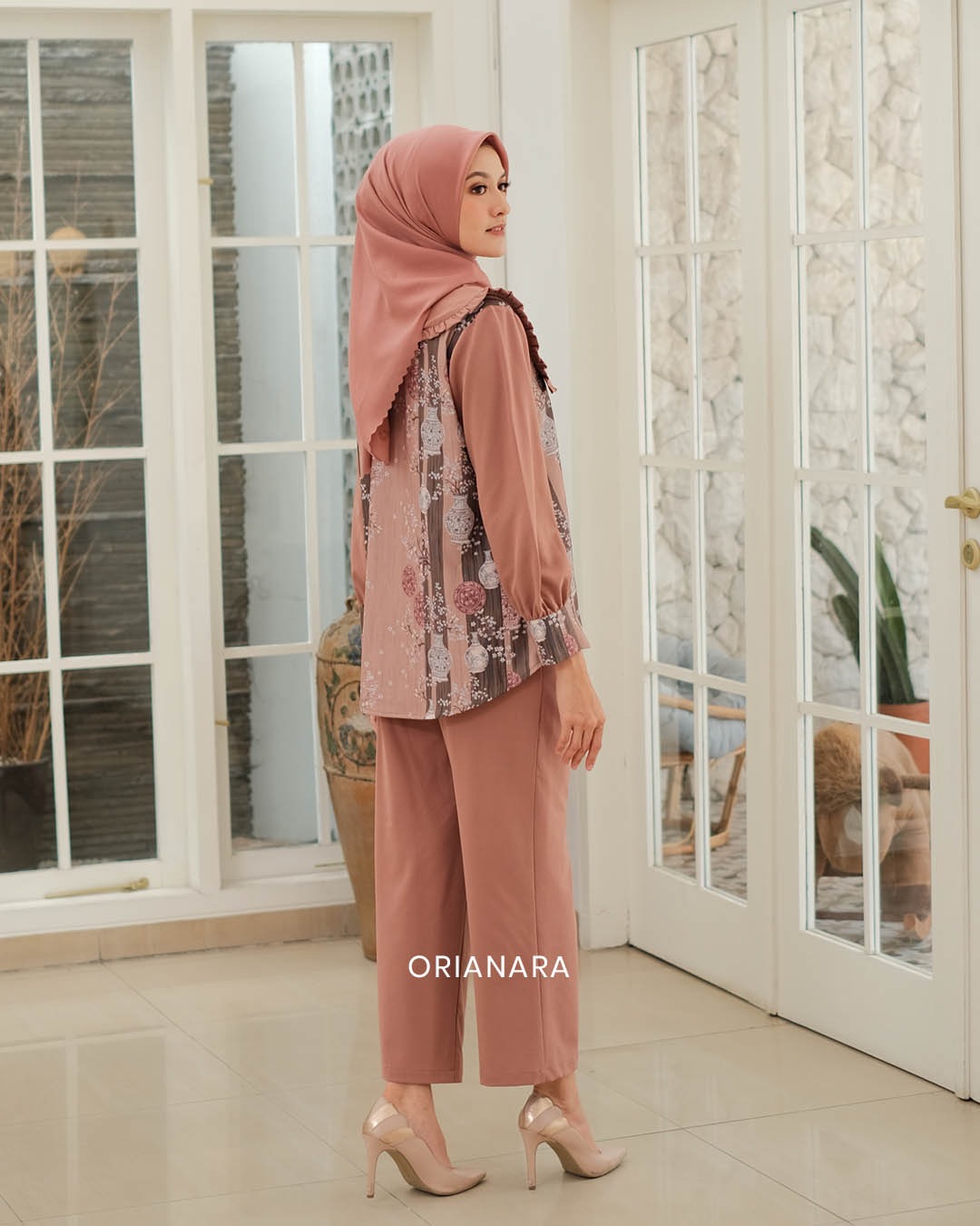 AYANA BLOUSE - OLD TAN