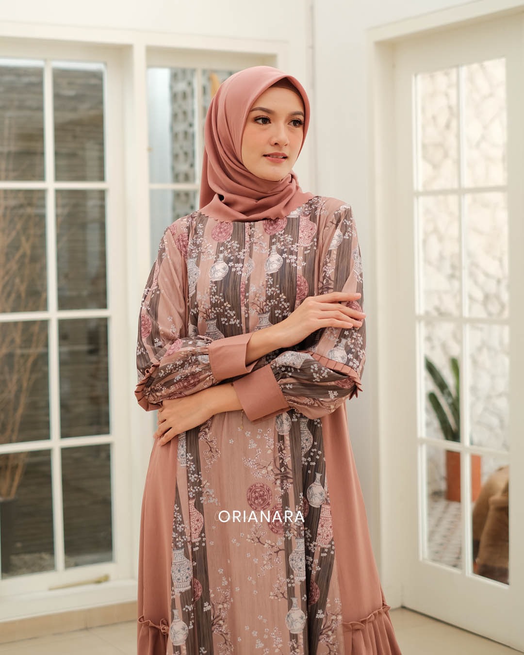 AYANA DRESS - OLD TAN