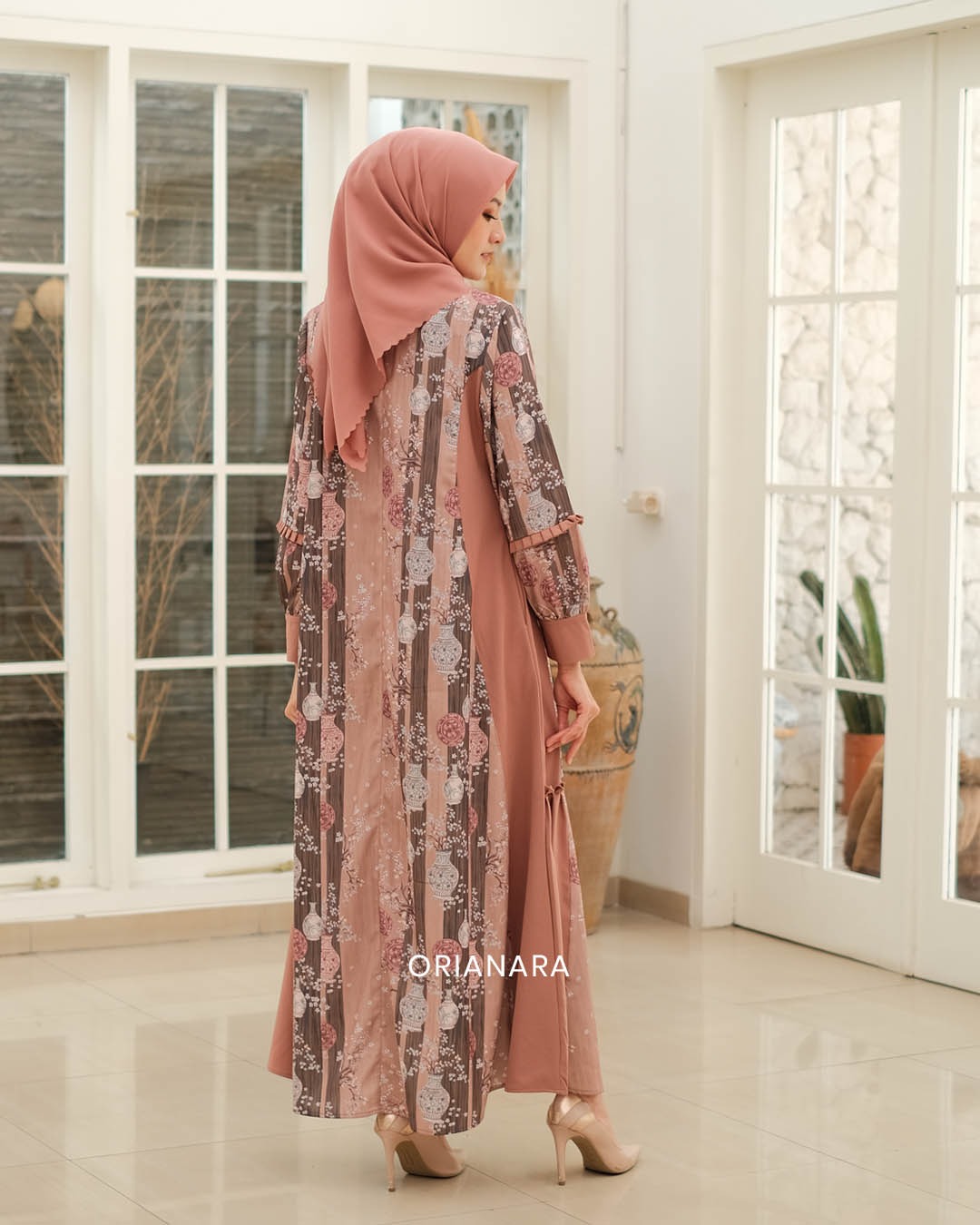 AYANA DRESS - OLD TAN