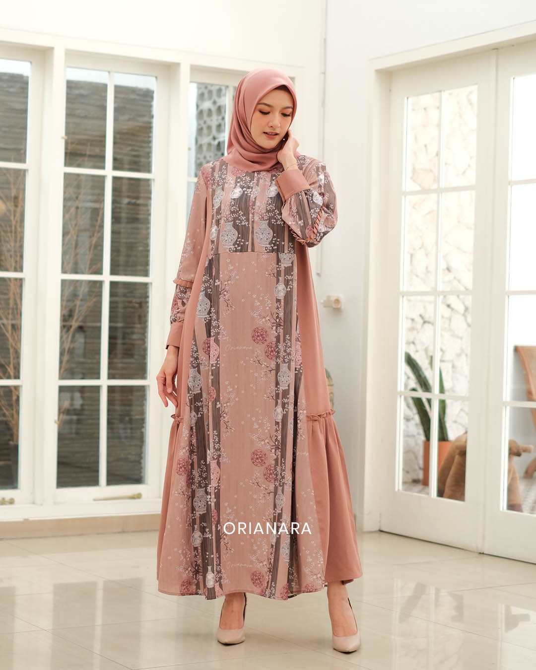 AYANA DRESS - OLD TAN