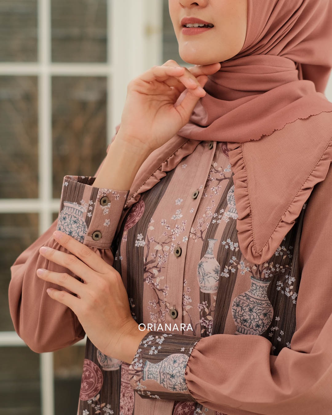 AYANA BLOUSE - OLD TAN