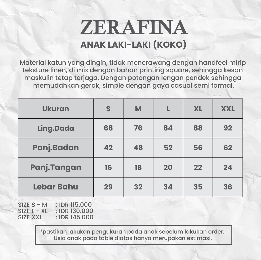 Zerafina Kids Mocca Dusty