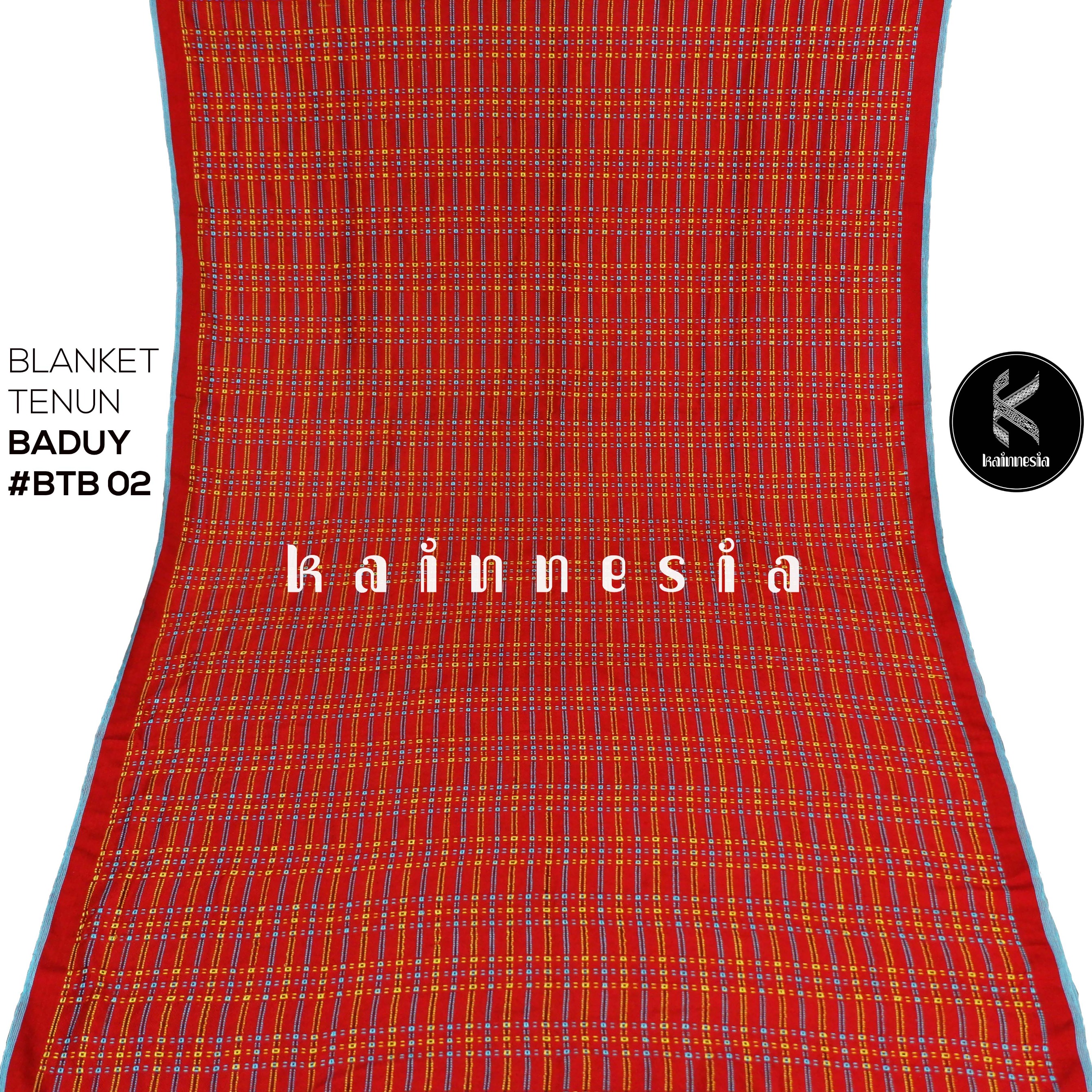 KAIN - BLANKET TENUN BADUY - MERAH BTB 02