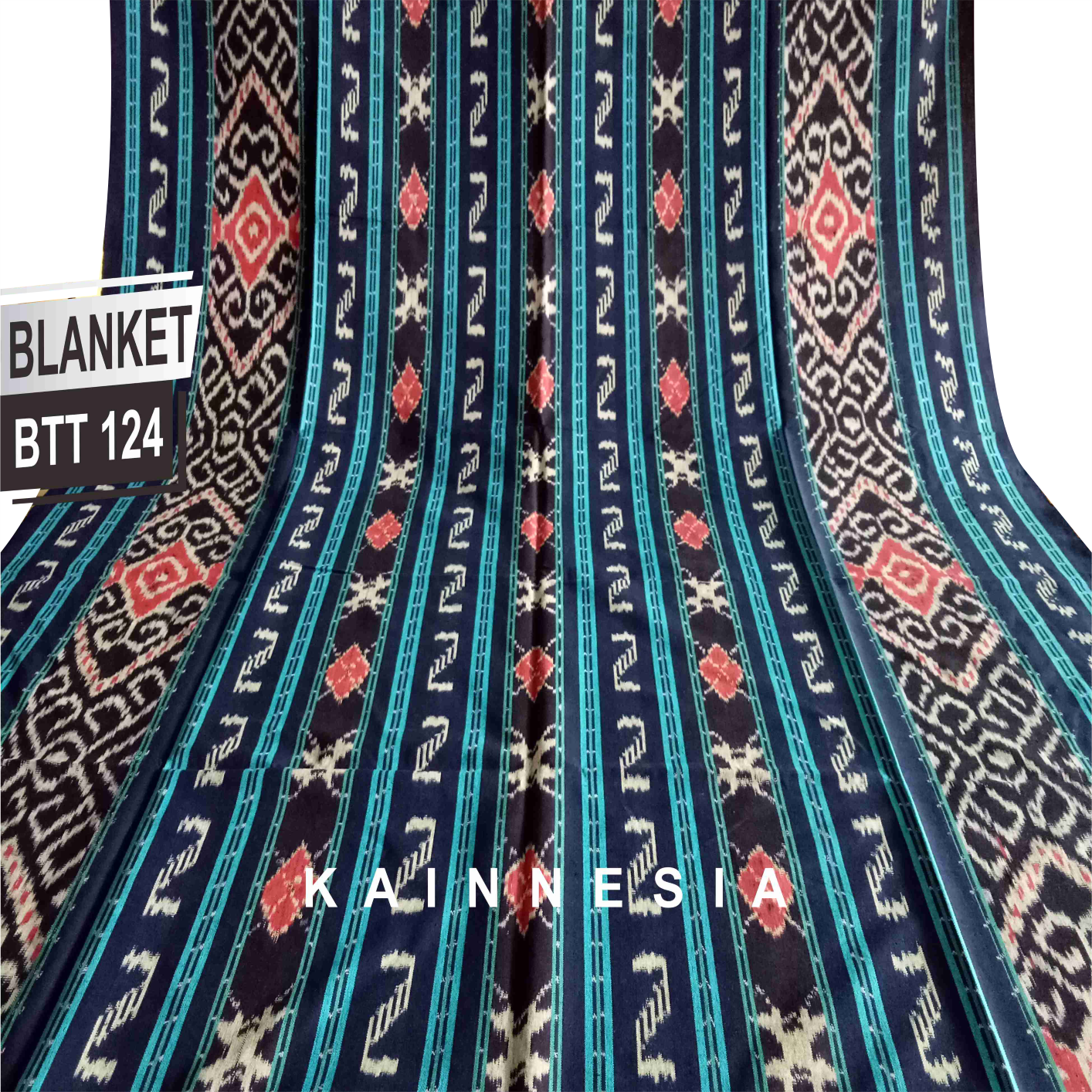KAIN - BLANKET TENUN TORAJA - BIRU 124
