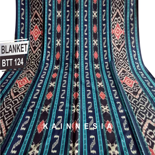 KAIN - BLANKET TENUN TORAJA - BIRU 124