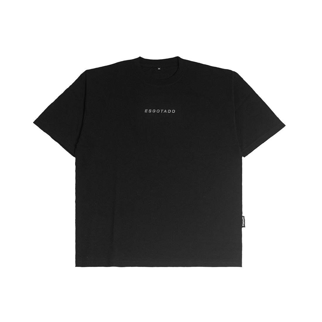 Esgotado Oversize T-Shirt Basic Logo 01 Black