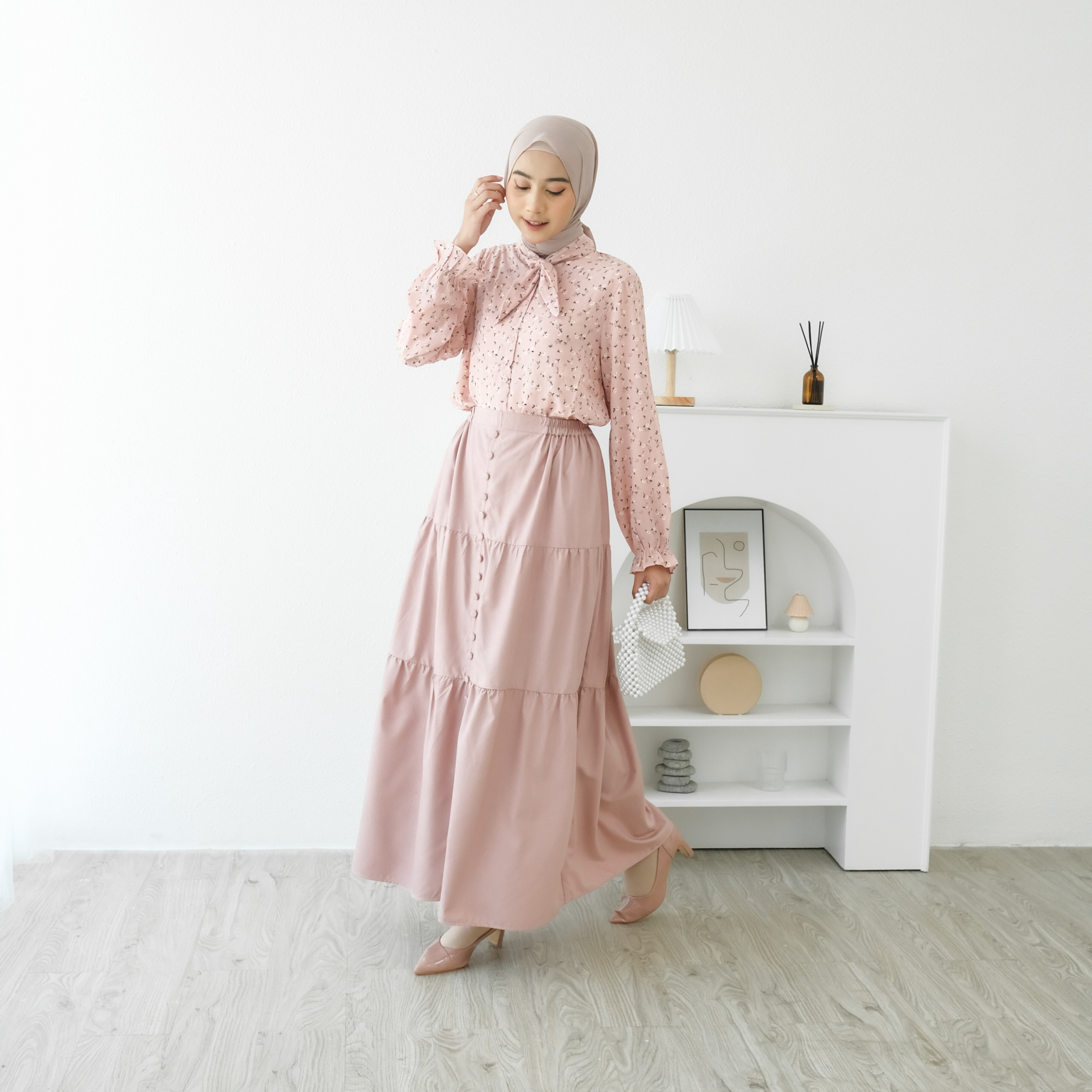 ARUMI SKIRT ROSE WOOD