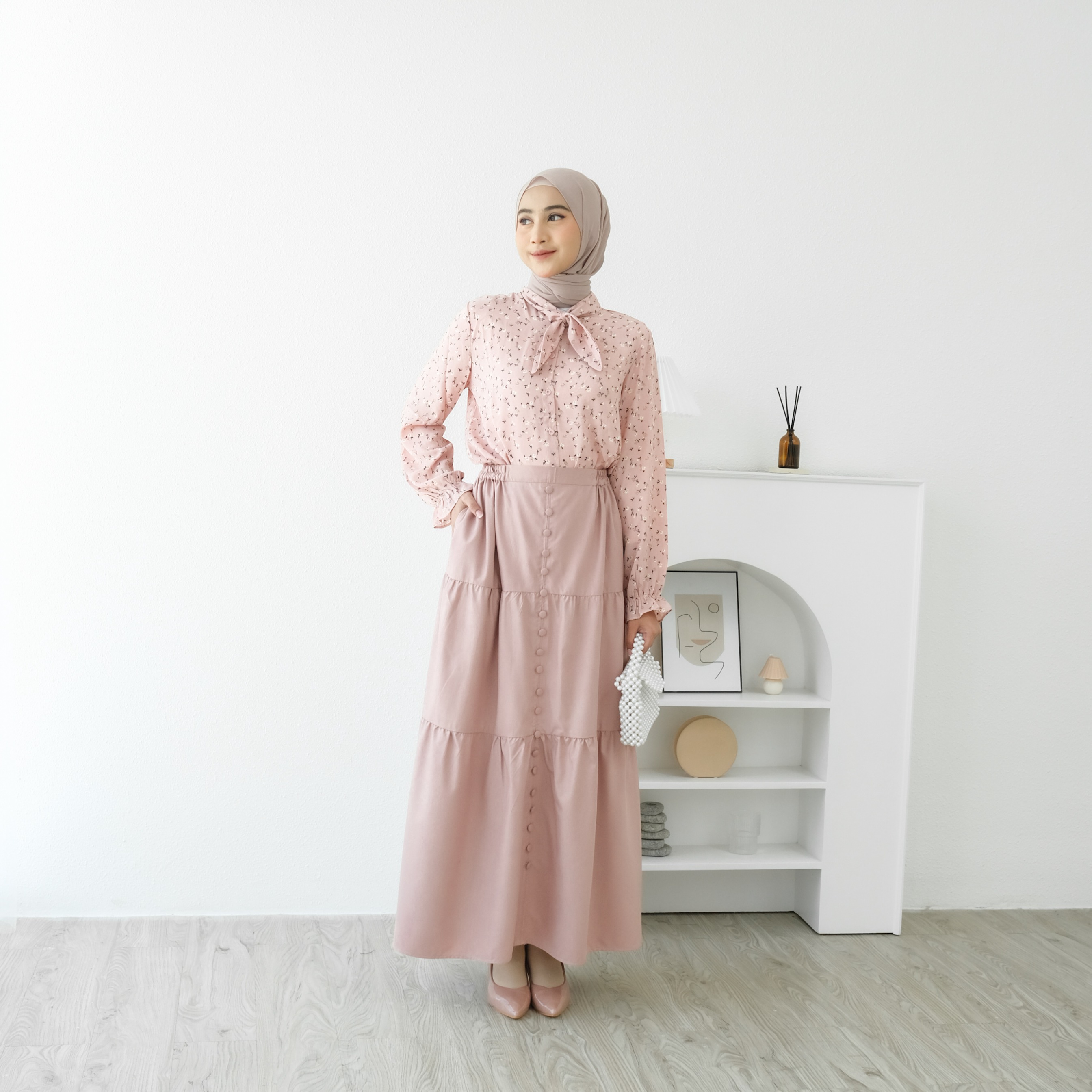 ARUMI SKIRT ROSE WOOD