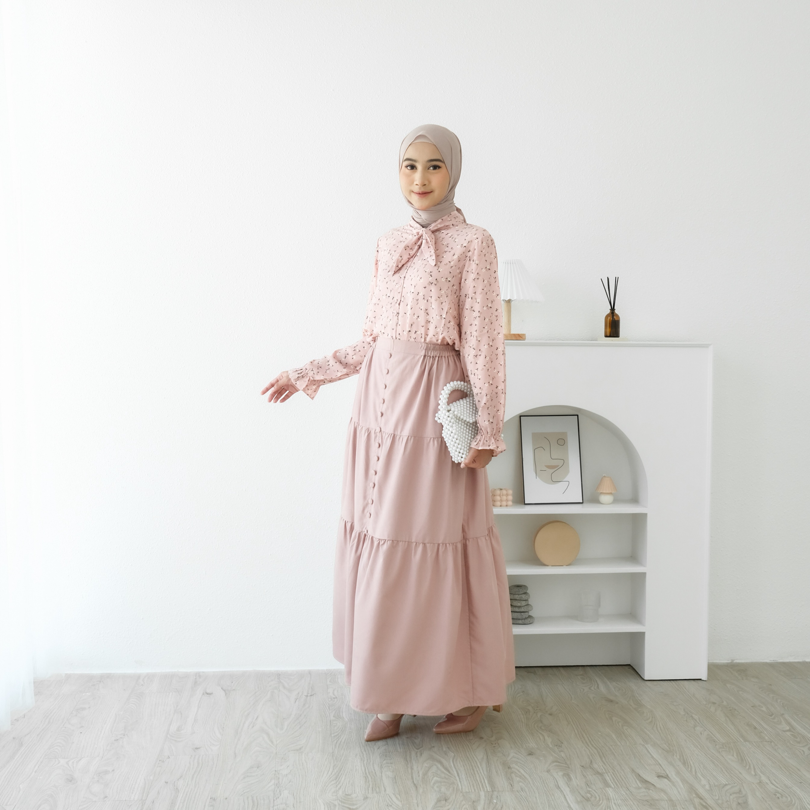 ARUMI SKIRT ROSE WOOD
