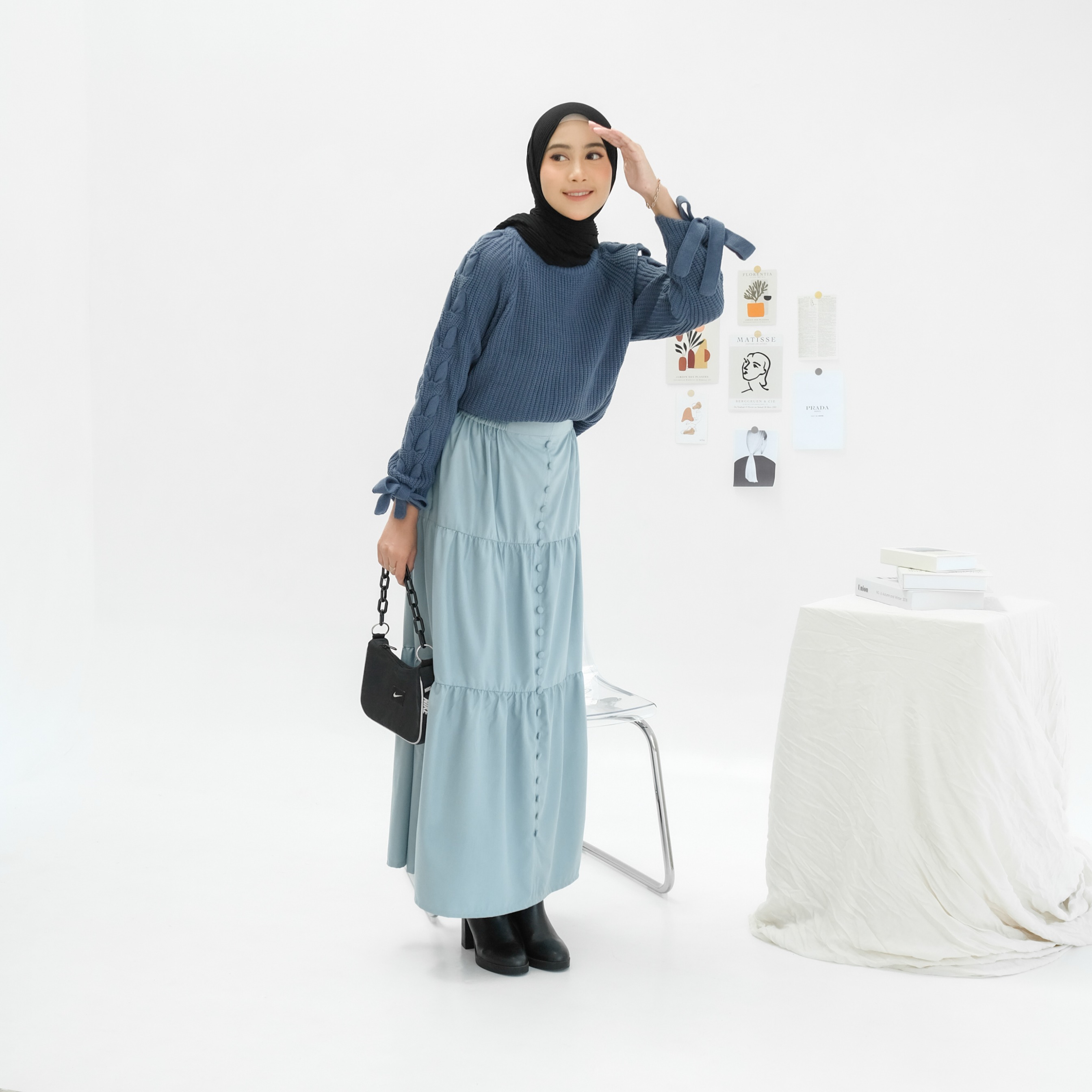 ARUMI SKIRT BABY BLUE