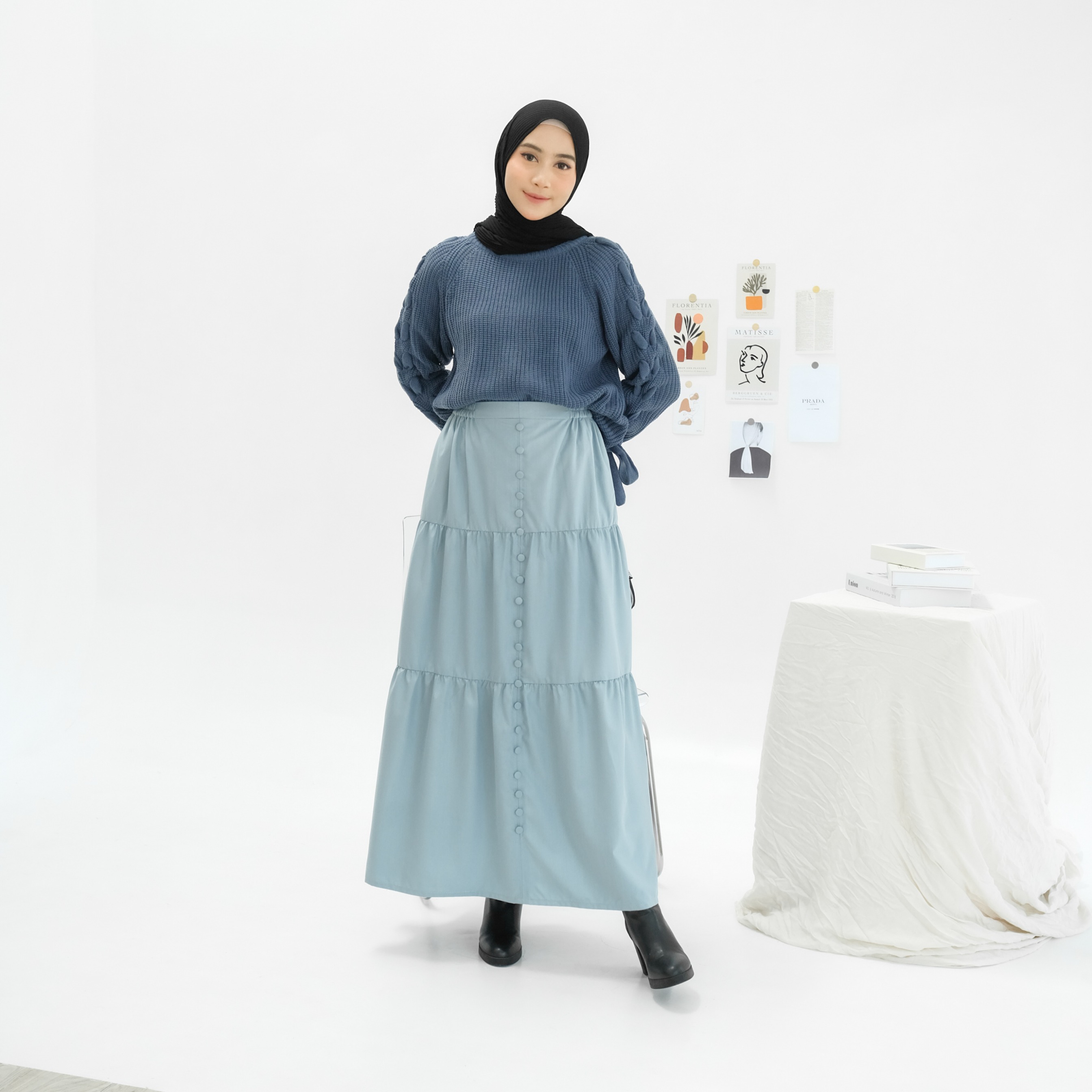 ARUMI SKIRT BABY BLUE