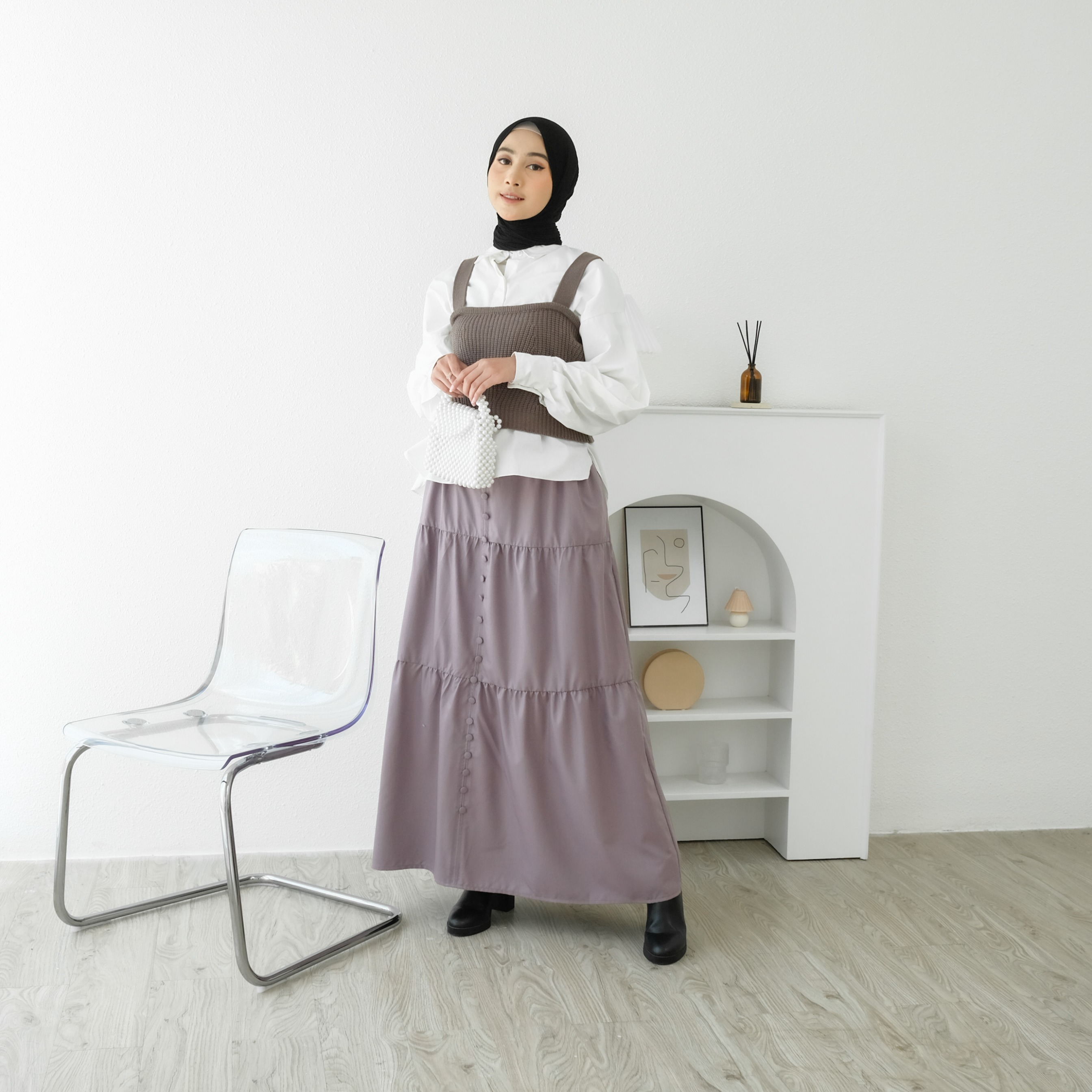 ARUMI SKIRT LILAC