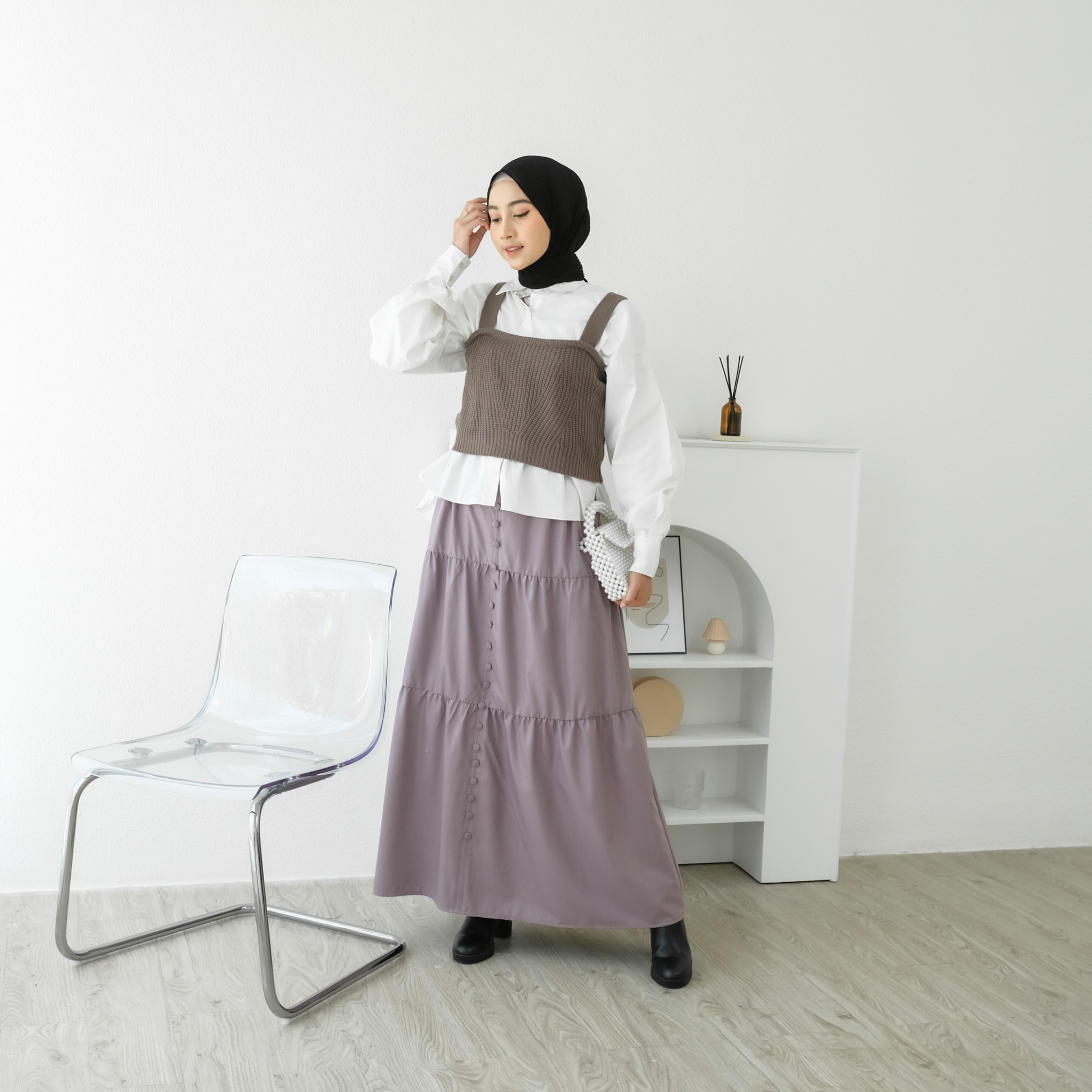 ARUMI SKIRT LILAC